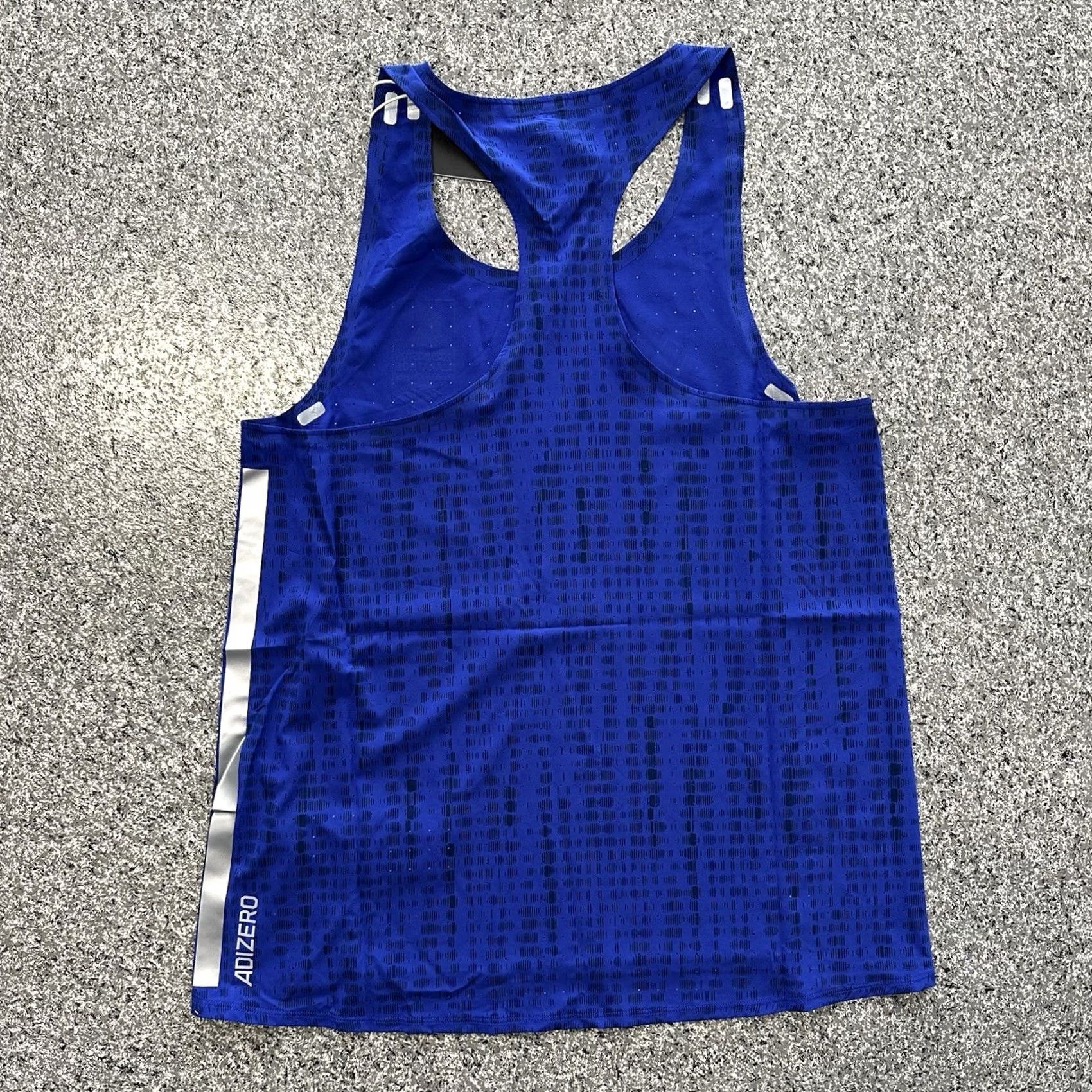 Adidas Adidas Adizero Tank Womens XL Running Boston Marathon Blue Top Shirt Sports Singlet Size XL / US 12-14 / IT 48-50 - 2 Thumbnail