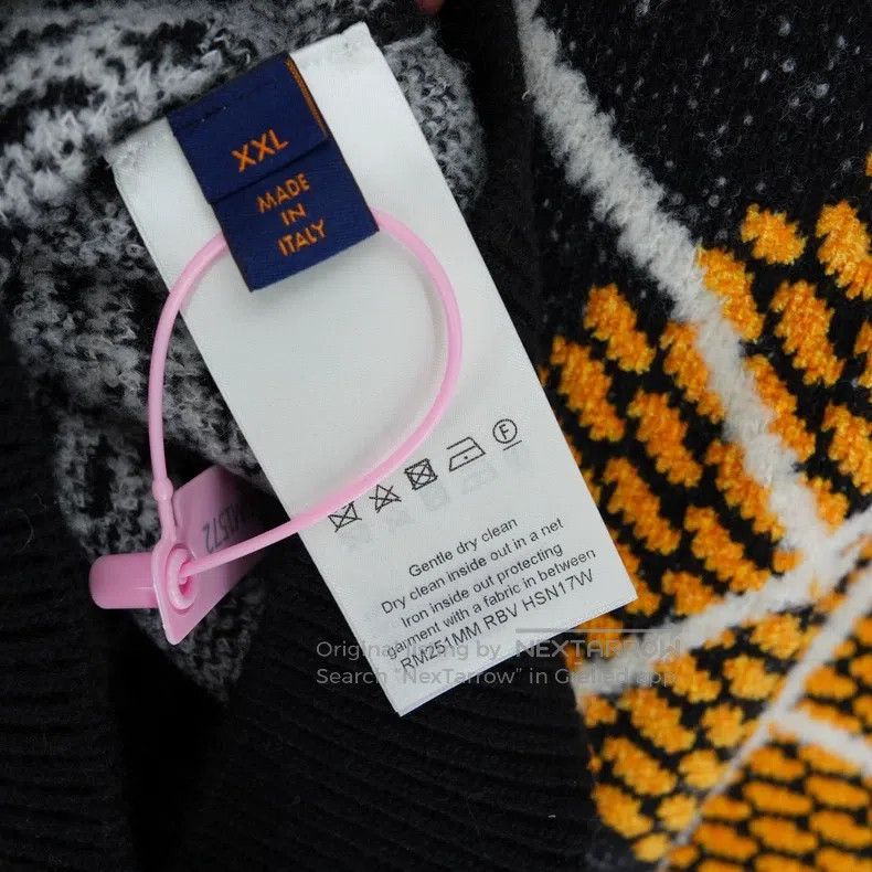 Louis Vuitton Louis Vuitton SS25 wool-blend checkerboard sweater Size US XXL / EU 58 / 5 - 5 Thumbnail