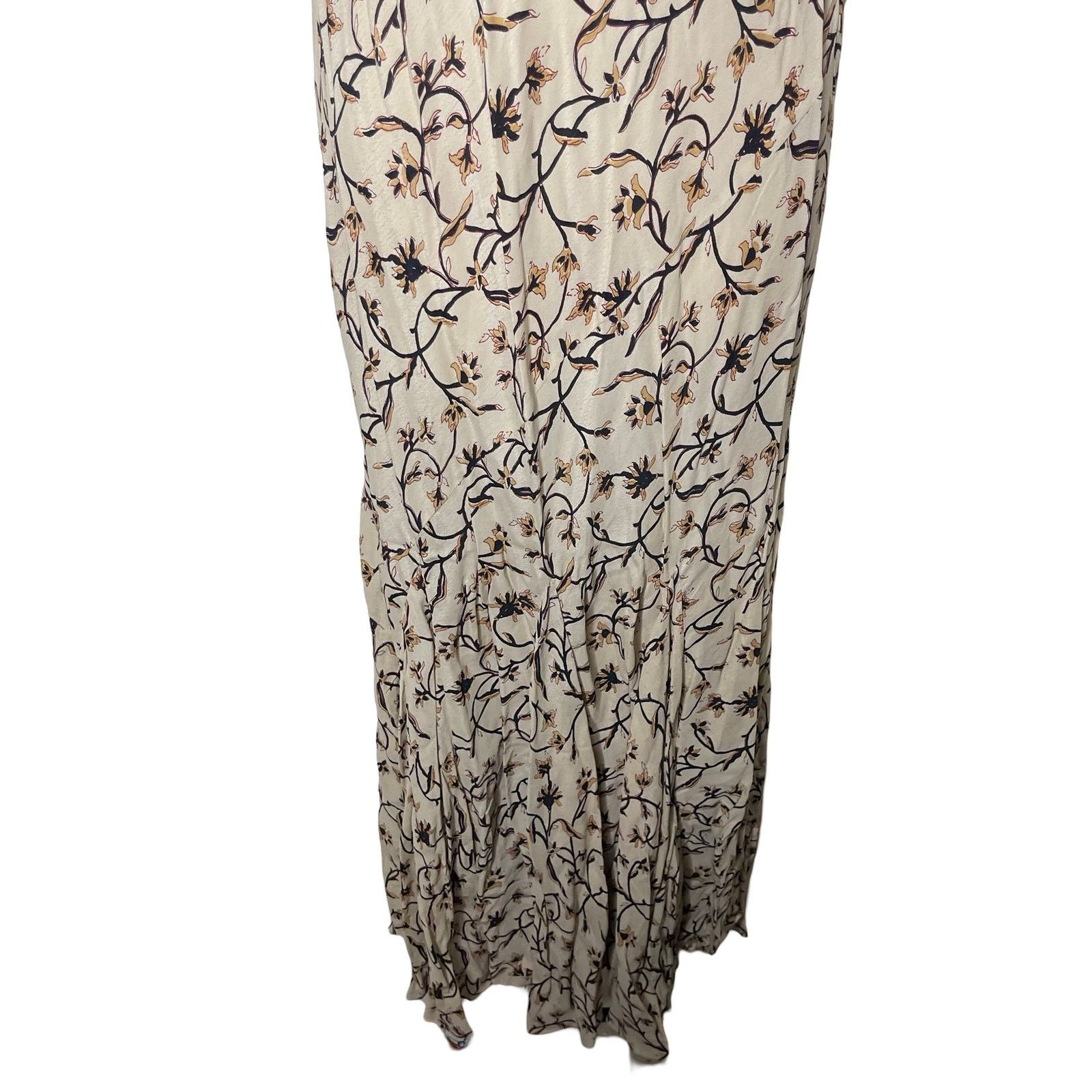 DOEN Doen Brindille cream scroll print maxi dress sz L Size L / US 10 / IT 46 - 4 Thumbnail