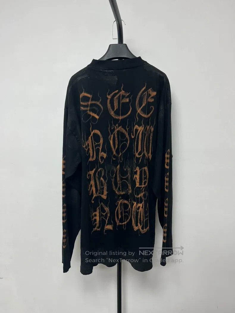 Balenciaga Balenciaga Sanskrit logo long sleeve Size US M / EU 48-50 / 2 - 2 Thumbnail