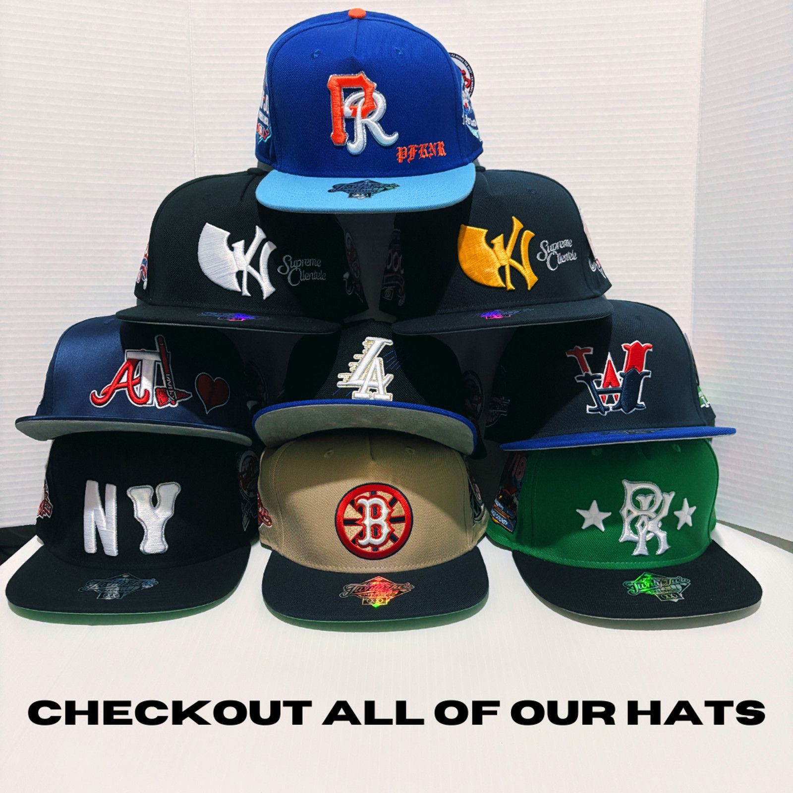 TWNTY-TWO Notorious BIG TWNTY TWO Yankees x Mets brown Snapback & pin Size ONE SIZE - 14 Thumbnail