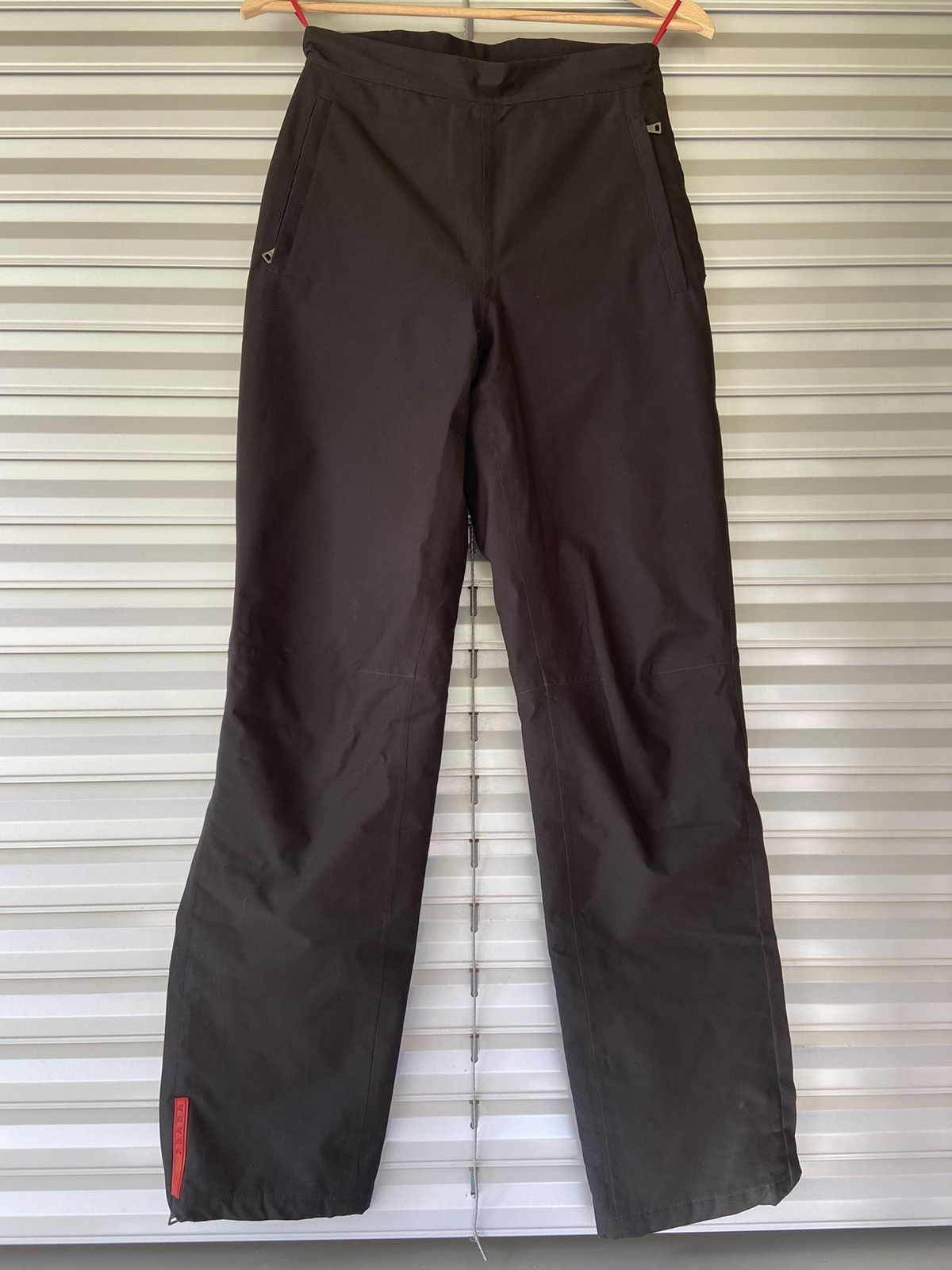 Image of Prada Vintage Gore Tex Pants in Black, Women's (Size 38)