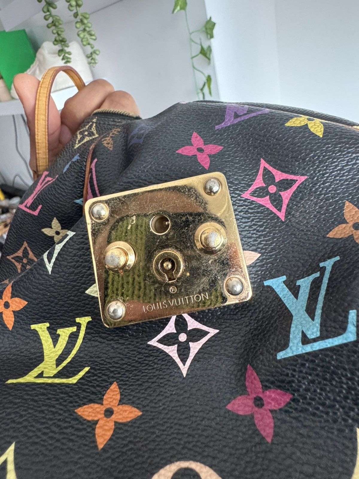 Louis Vuitton × Takashi Murakami Louis Vuitton x Murakami Vintage Leather Speedy Bag Size ONE SIZE - 9 Thumbnail