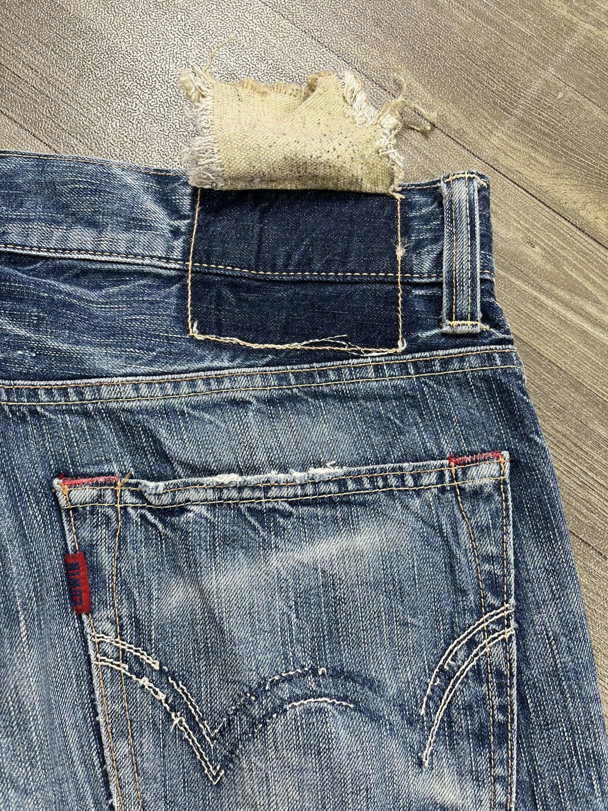 Hysteric Glamour Vintage Edwin 503 Distressed Faded Flared Jeans Lgb Style Size US 32 / EU 48 - 10 Thumbnail