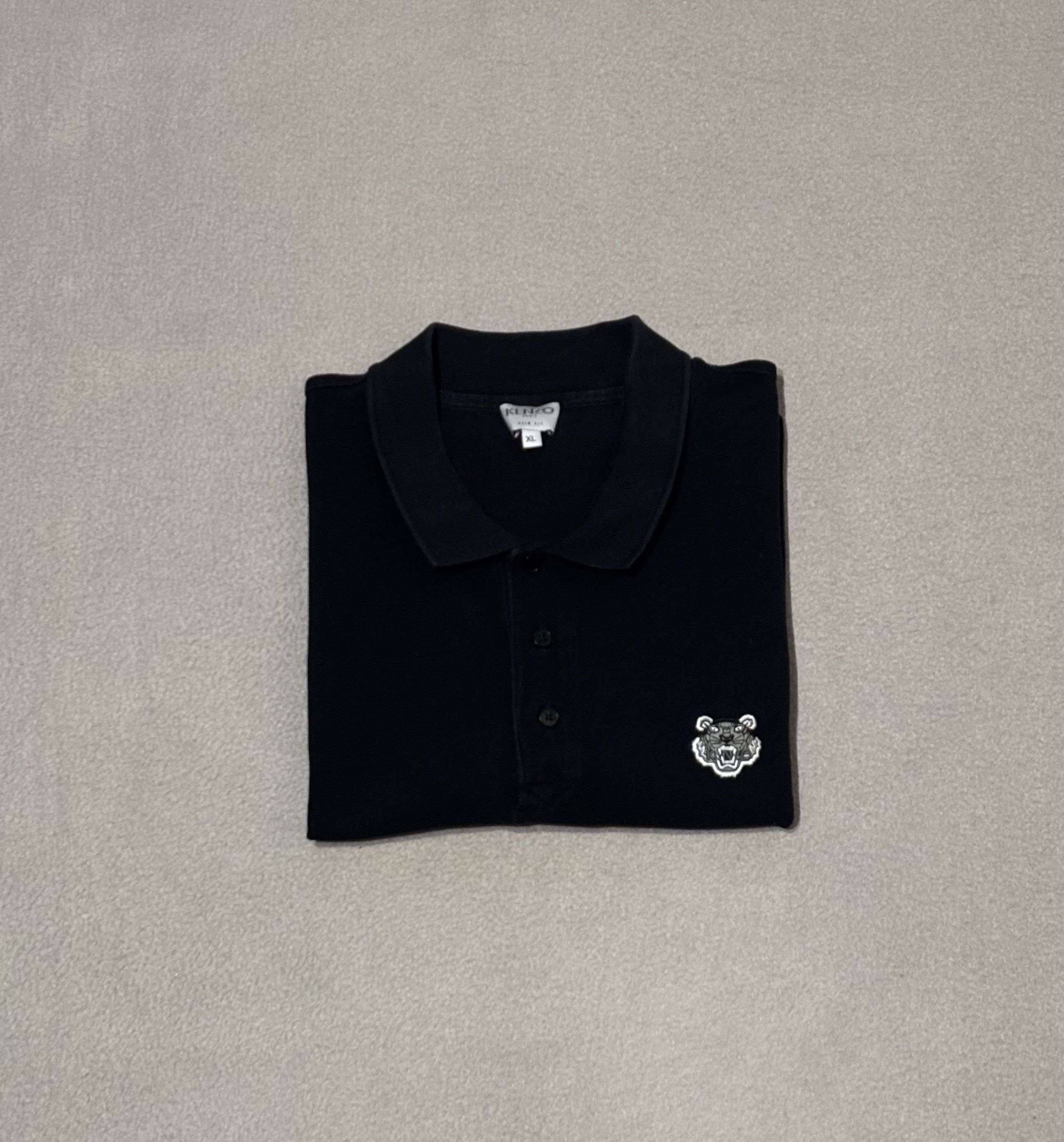 Kenzo Kenzo Happy Tiger Black Polo Size. XL Size US XL / EU 56 / 4 - 17 Thumbnail