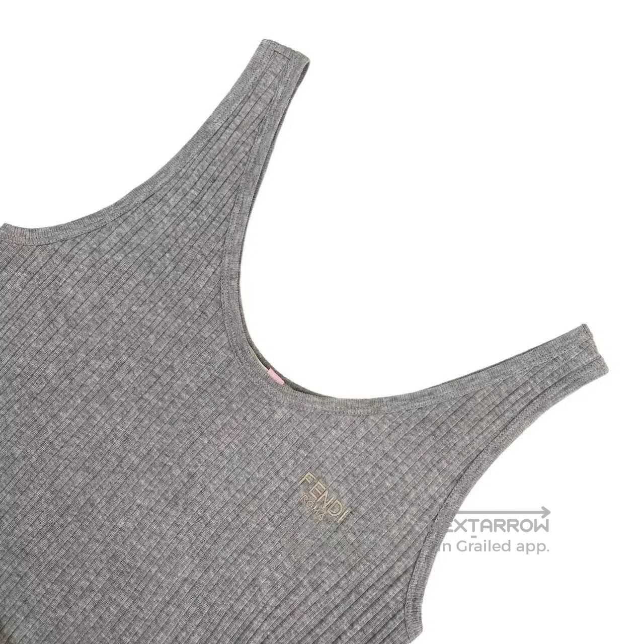 Fendi Fendi 24SS embroidered logo vest| Size M / US 6-8 / IT 42-44 - 3 Thumbnail