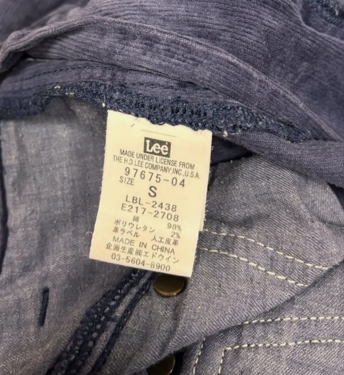 Lee × mercibeaucoup Mercibeaucoup Lee Corduroy Pants Size US 29 - 4 Thumbnail