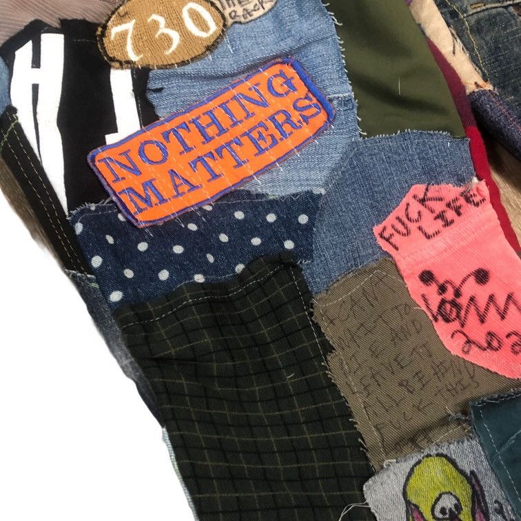 Asspizza Ass Pizza Patchwork Jeans Size US 30 / EU 46 - 18 Thumbnail