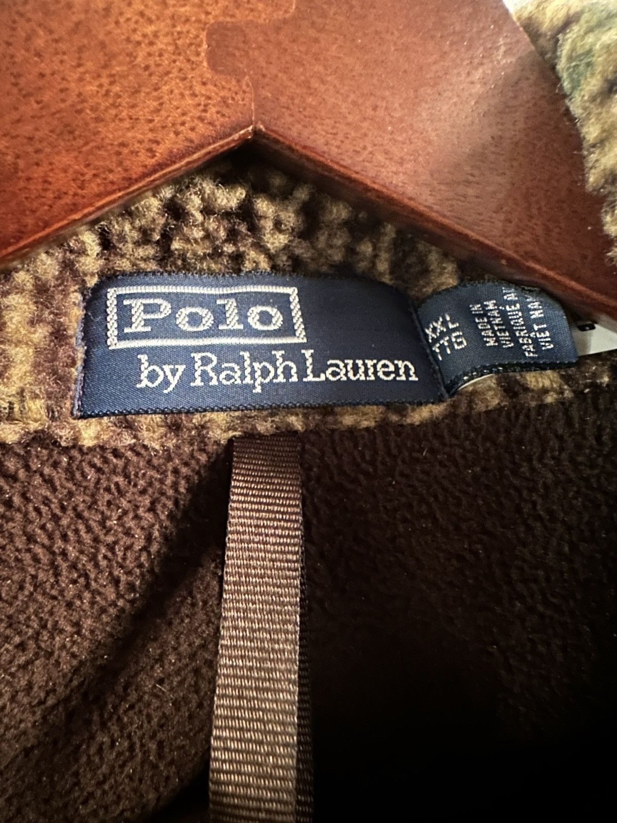 Polo Ralph Lauren Polo by Ralph Lauren Brown Sherpa zip heavy sweater 2XL Size US XXL / EU 58 / 5 - 3 Thumbnail
