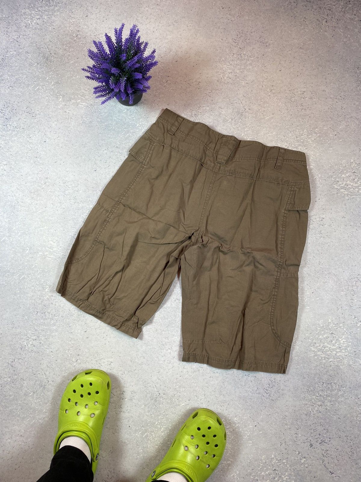 Nike × Vintage Vintage Nike Brown Men’s Cargo Shorts Size Large Size US 34 / EU 50 - 6 Thumbnail