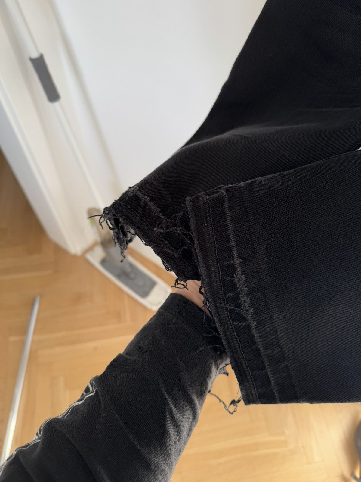 Levi's 1997 Vintage 90s Levis Orange Tab 615 Denim Washed Black Size US 33 - 4 Thumbnail