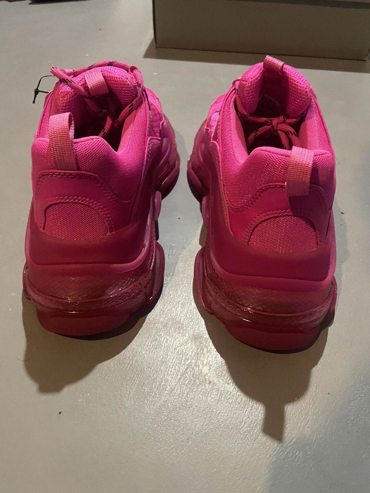Balenciaga Balenciaga Hot Pink Clear Sole Triple S Brand New With Tags Size US 9 / EU 42 - 6 Thumbnail