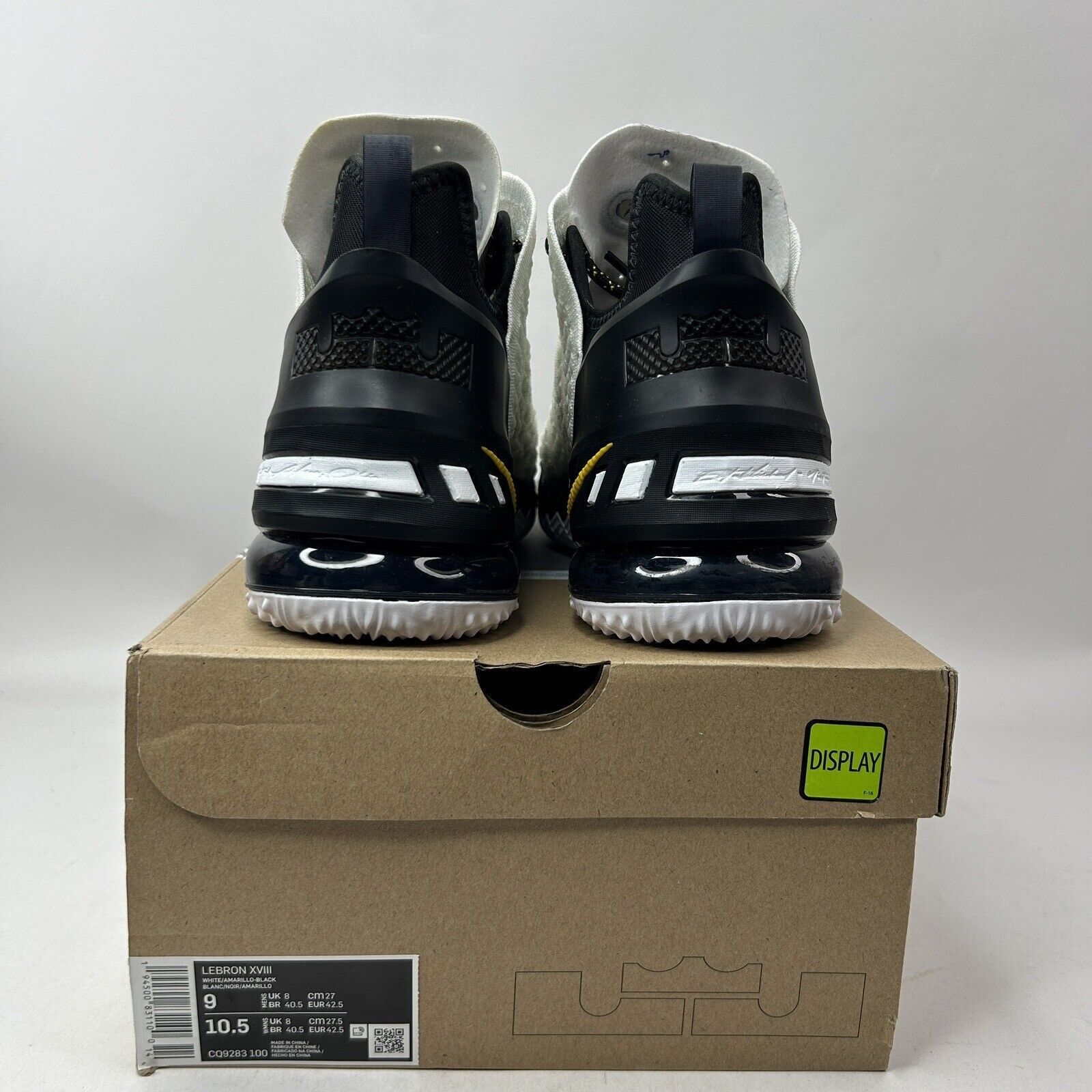 Nike Nike LeBron 18 XVIII "Lakers Home" 2023 Size US 9 / EU 42 - 4 Thumbnail