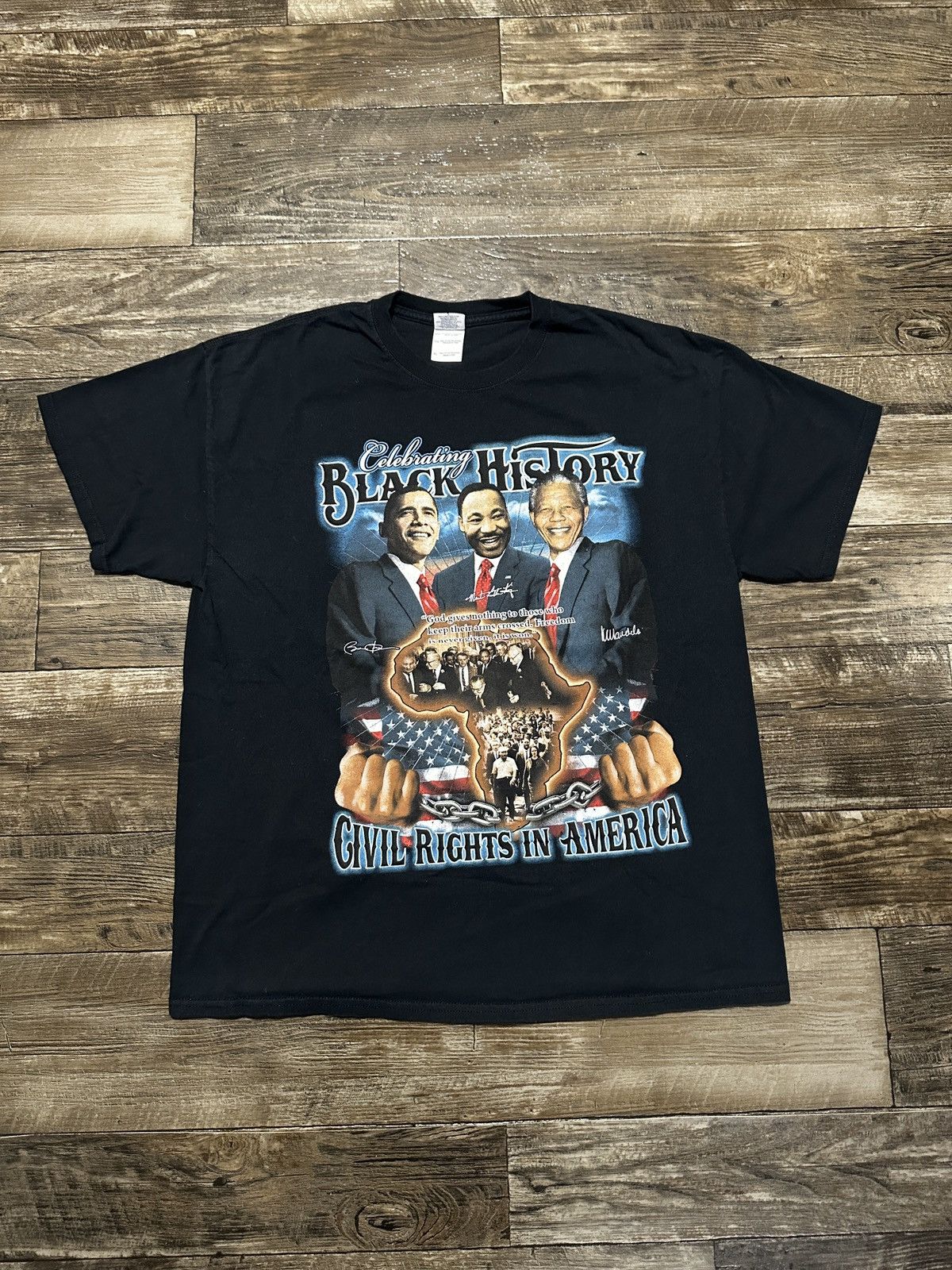 Vintage 2010’s Celebrating Black History Tee Size US XL / EU 56 / 4 - 3 Thumbnail