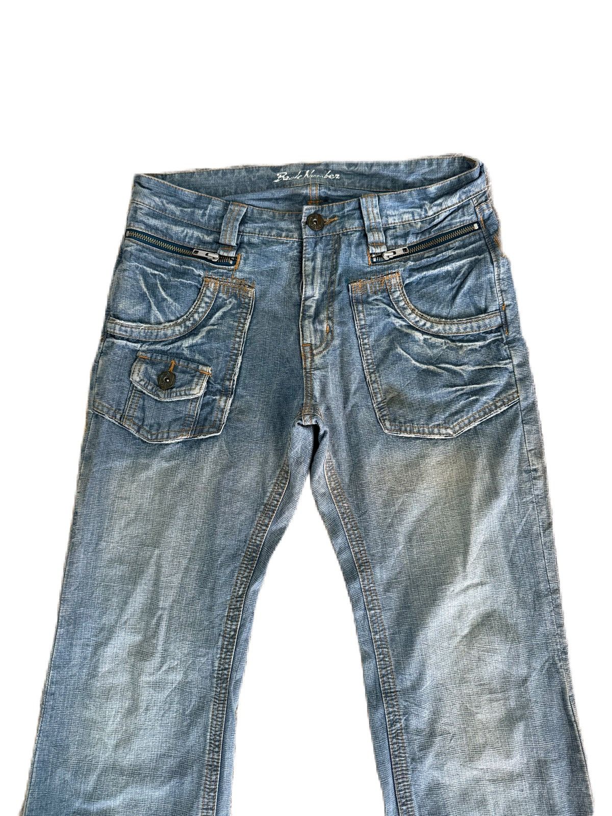 If Six Was Nine BUSH PANTS DESIGN FLARE TYPE DISTRESS STYLE BY BACK NUMBER Size US 32 / EU 48 - 4 Thumbnail