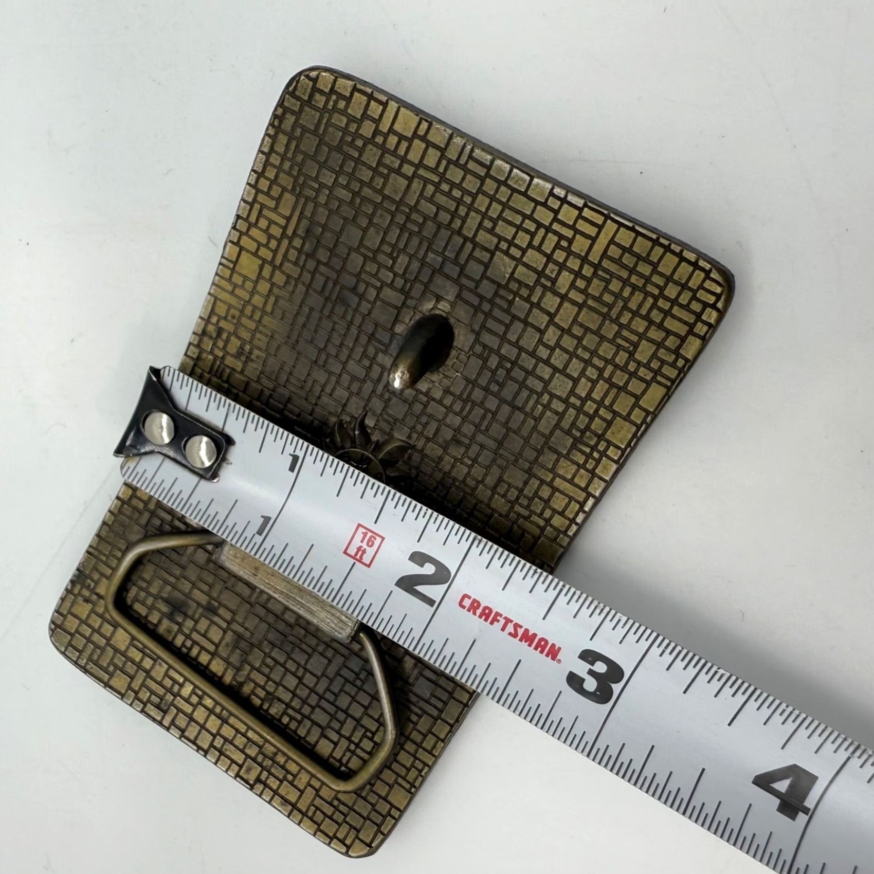 Vintage Lewis Buckles Mens Belt Buckle Brass Western Auto Tires Since 1909 Vintage? Size ONE SIZE - 2 Thumbnail