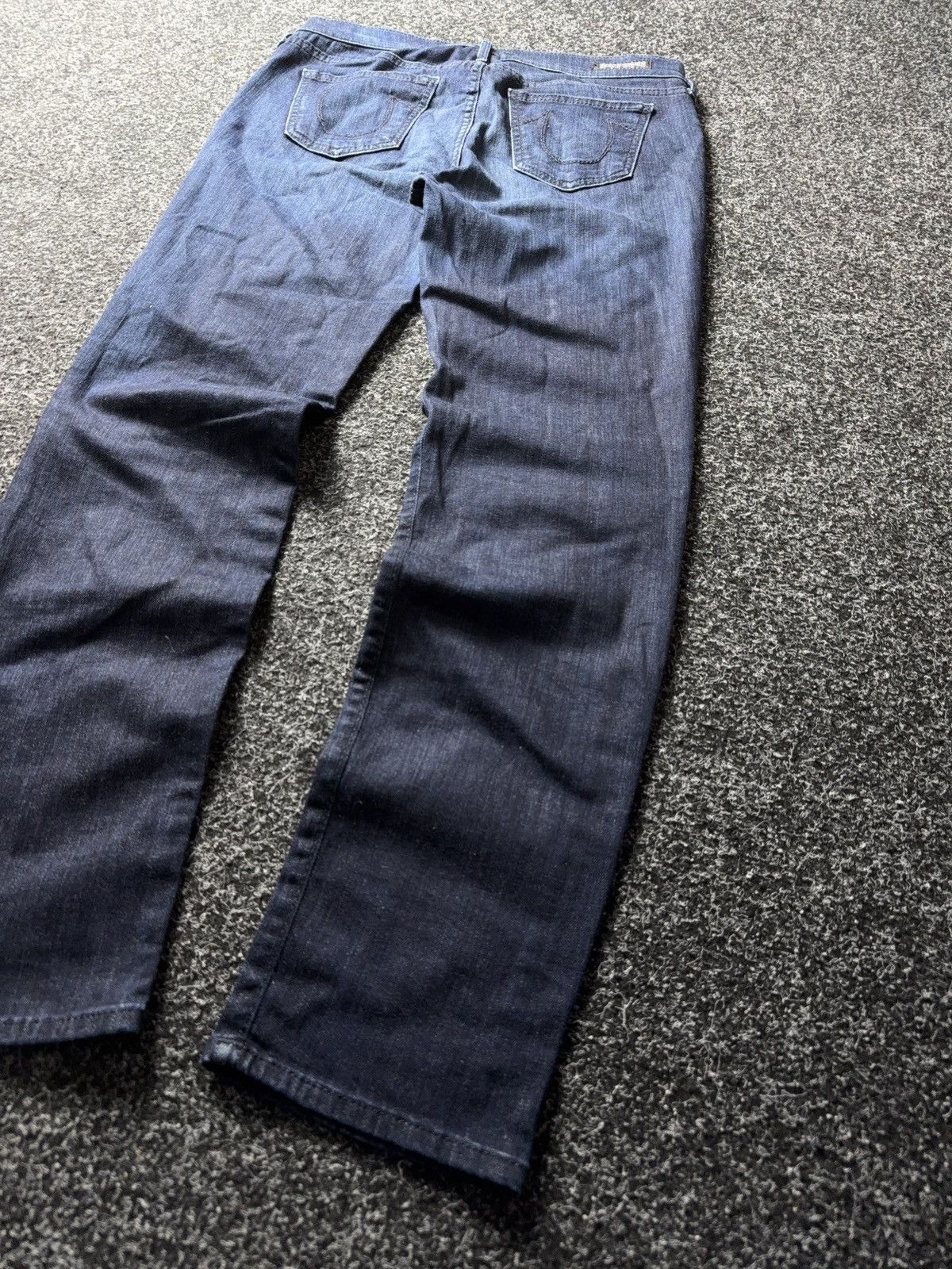 True Religion Y2K 00s True Religion Women’s Dark Wash Stretch Denim Jeans Size 31" - 14 Thumbnail