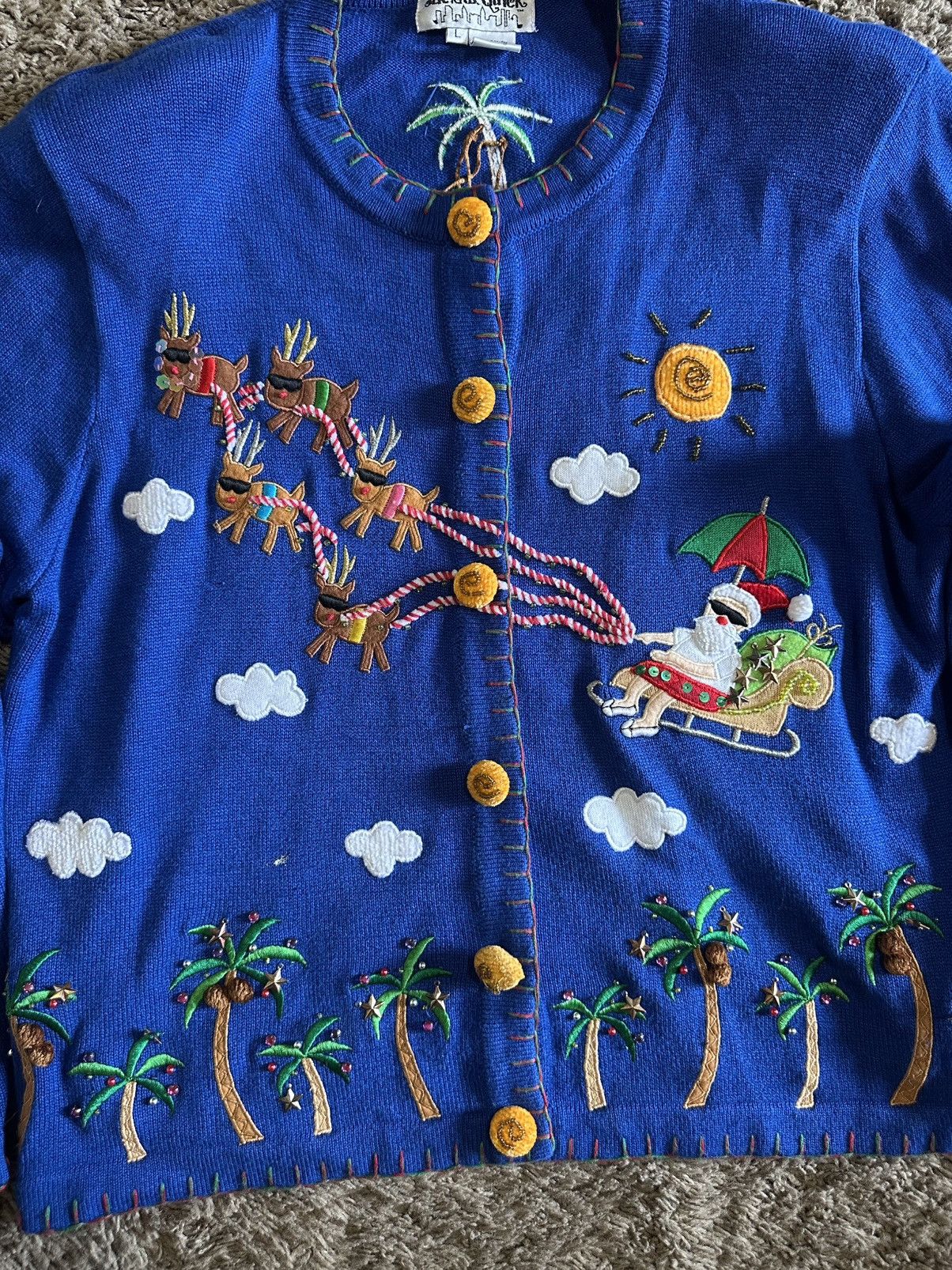 Nike Vintage J.B. Quick Embroidered sweater 90s size large Size L / US 10 / IT 46 - 2 Thumbnail