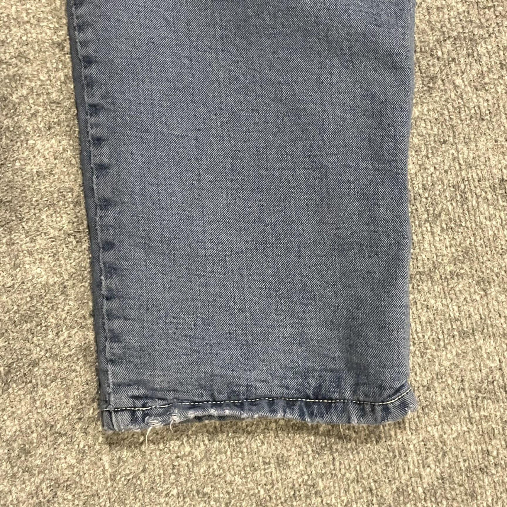 J.Crew J.Crew Jeans Mens 34x34 Blue Straight Leg Fleece Lined Thermal Insulated Winter Denim Pants Regular Straight Mens Size US 34 / EU 50 - 7 Thumbnail