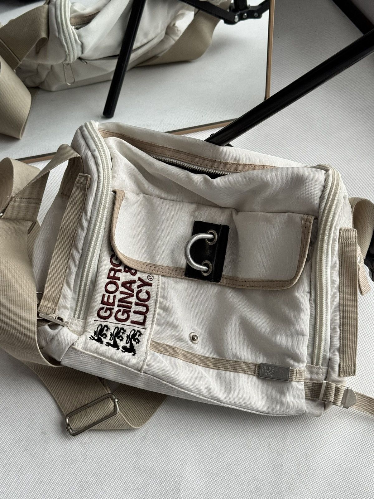 Japanese Brand George Gina & Lucy Bag GGL Alyx Style Vintage Y2k AvantGarde Size ONE SIZE - 6 Thumbnail