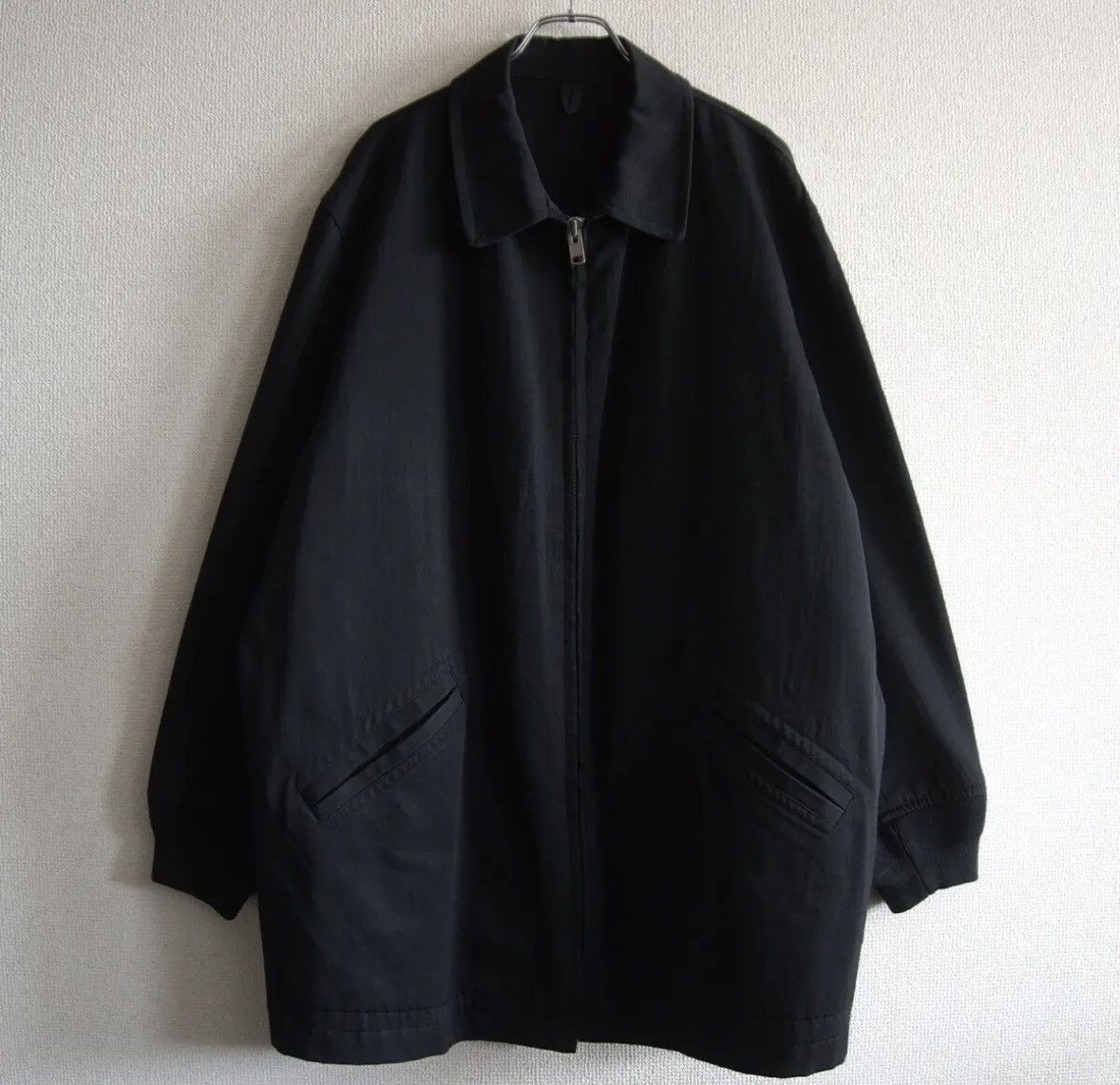 Yohji Yamamoto Yohji Yamamoto 1990s Oversized Wool Zipper Jacket Size US M / EU 48-50 / 2 - 1 Thumbnail