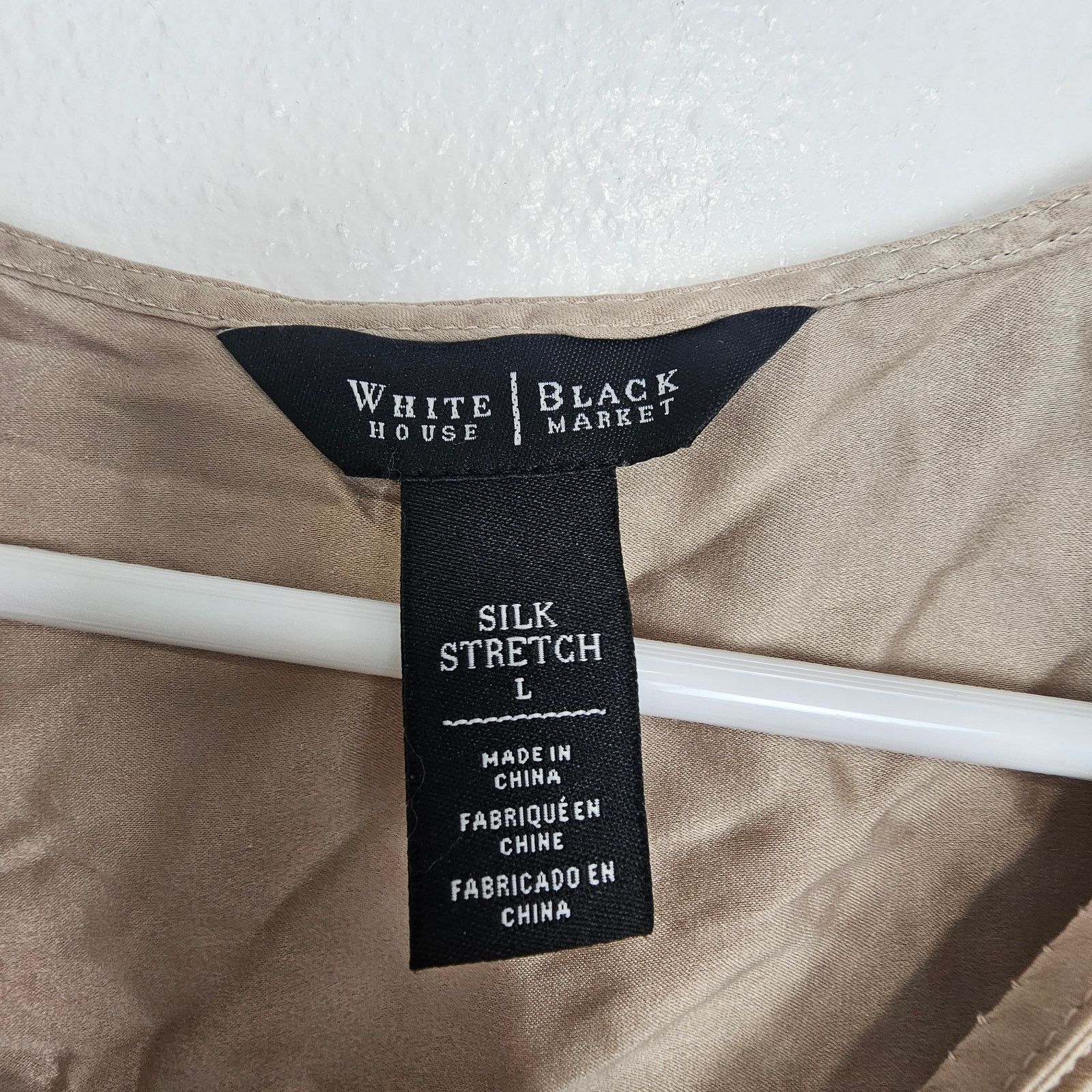White House Black Market White House Black Market Silk Blouse Ruffle Quiet Luxury L Size L / US 10 / IT 46 - 5 Thumbnail