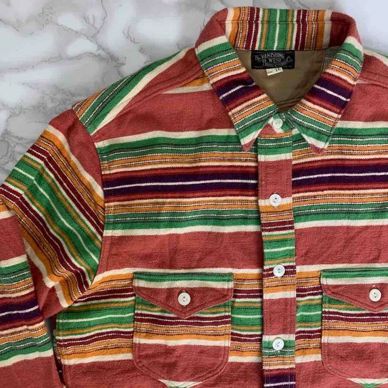 Freewheelers FREEWHEELERS Size 16 Rrl style southwest color striped shir Size US XS / EU 42 / 0 - 3 Thumbnail