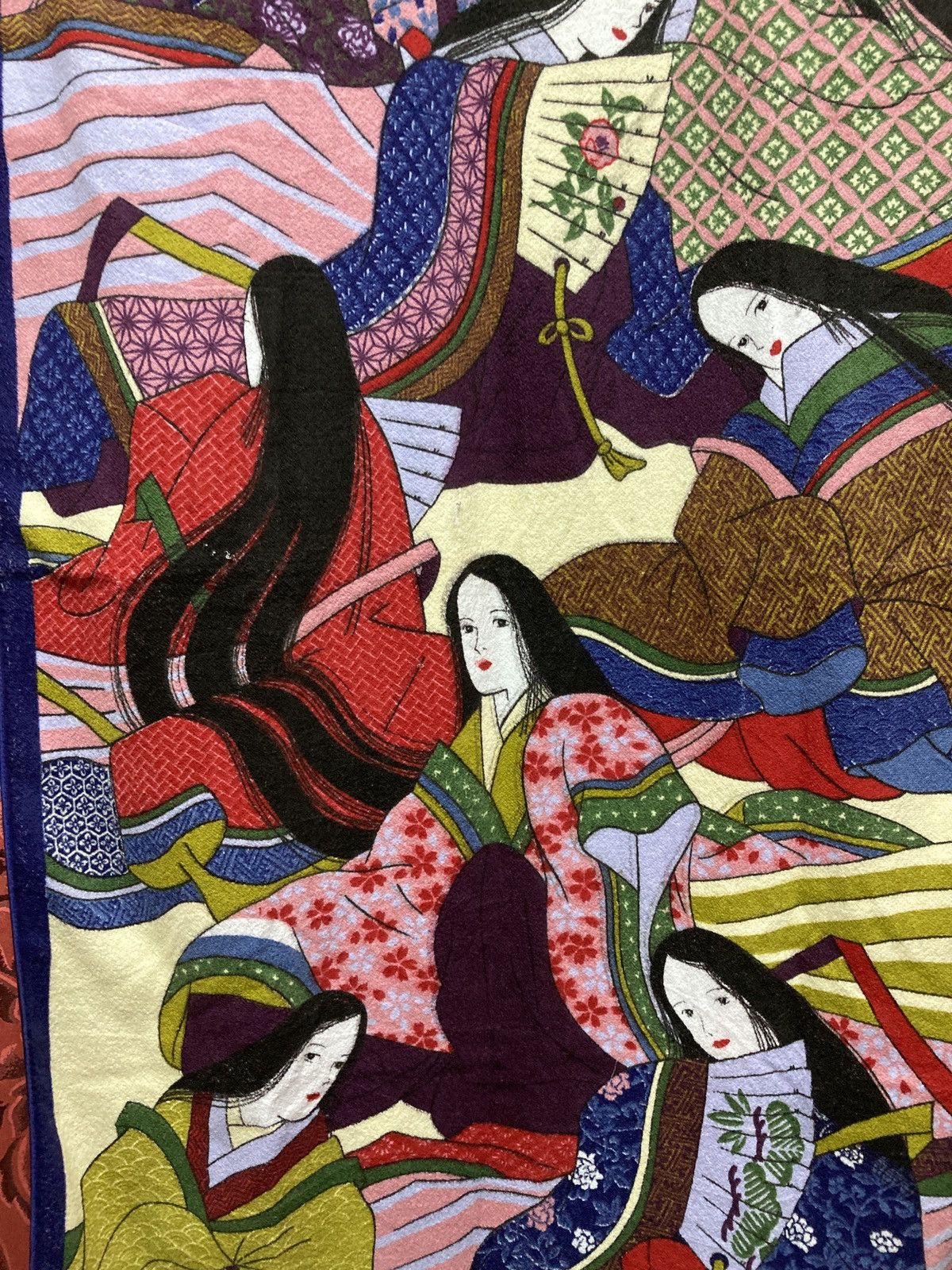Japanese Brand Towel pictures of geisha Size ONE SIZE - 4 Thumbnail