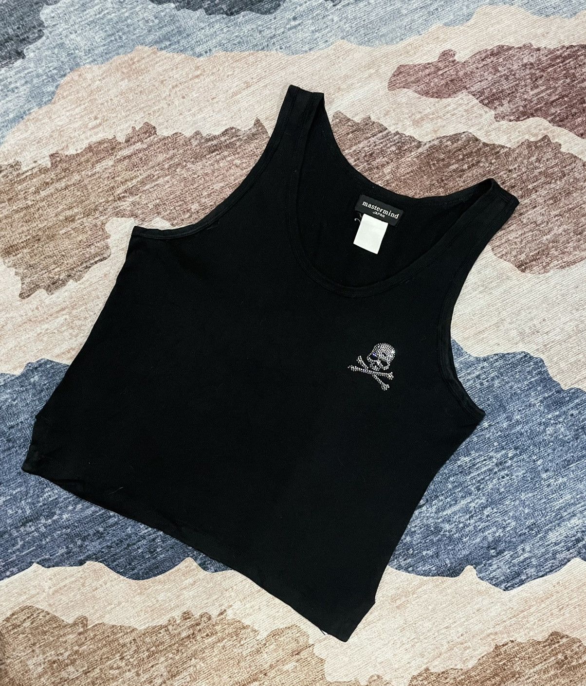 Japanese Brand Vintage Mastermind Japan Distressed Rockers Boxy Tank Tops Size S / US 4 / IT 40 - 2 Thumbnail