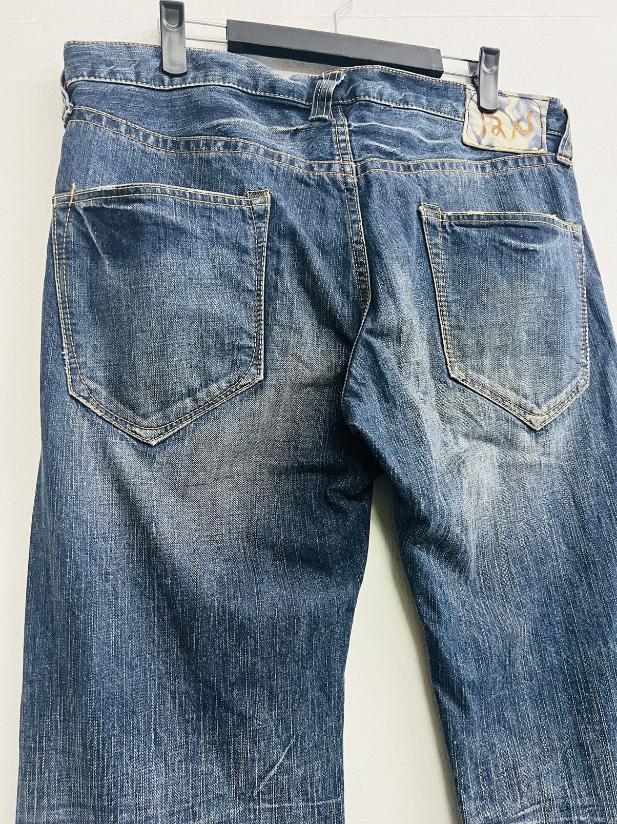 Japanese Brand × Vintage Vintage Blueway Flared Union Made Jeans Size US 32 / EU 48 - 15 Thumbnail