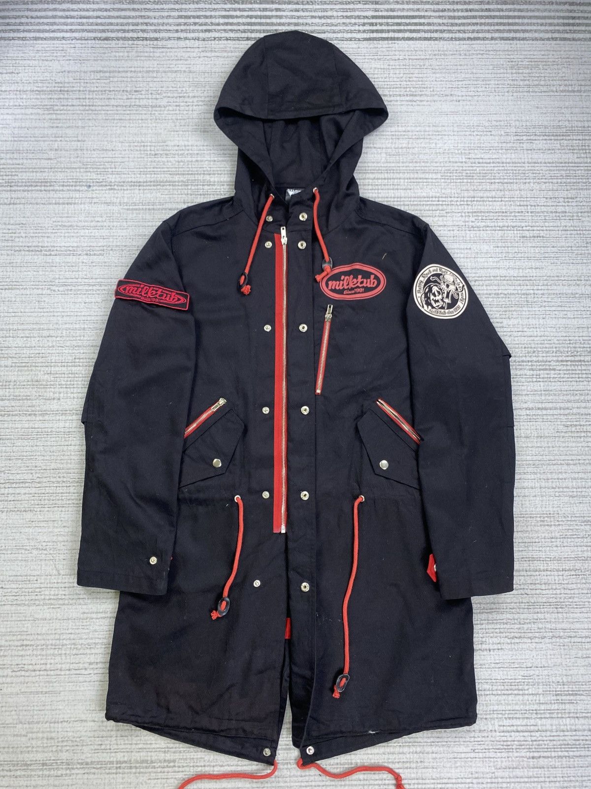 Seditionaries 🔥🔥Studio 696 Milktub Multipocket Punk Style Hoodie Jacket Size US M / EU 48-50 / 2 - 5 Thumbnail