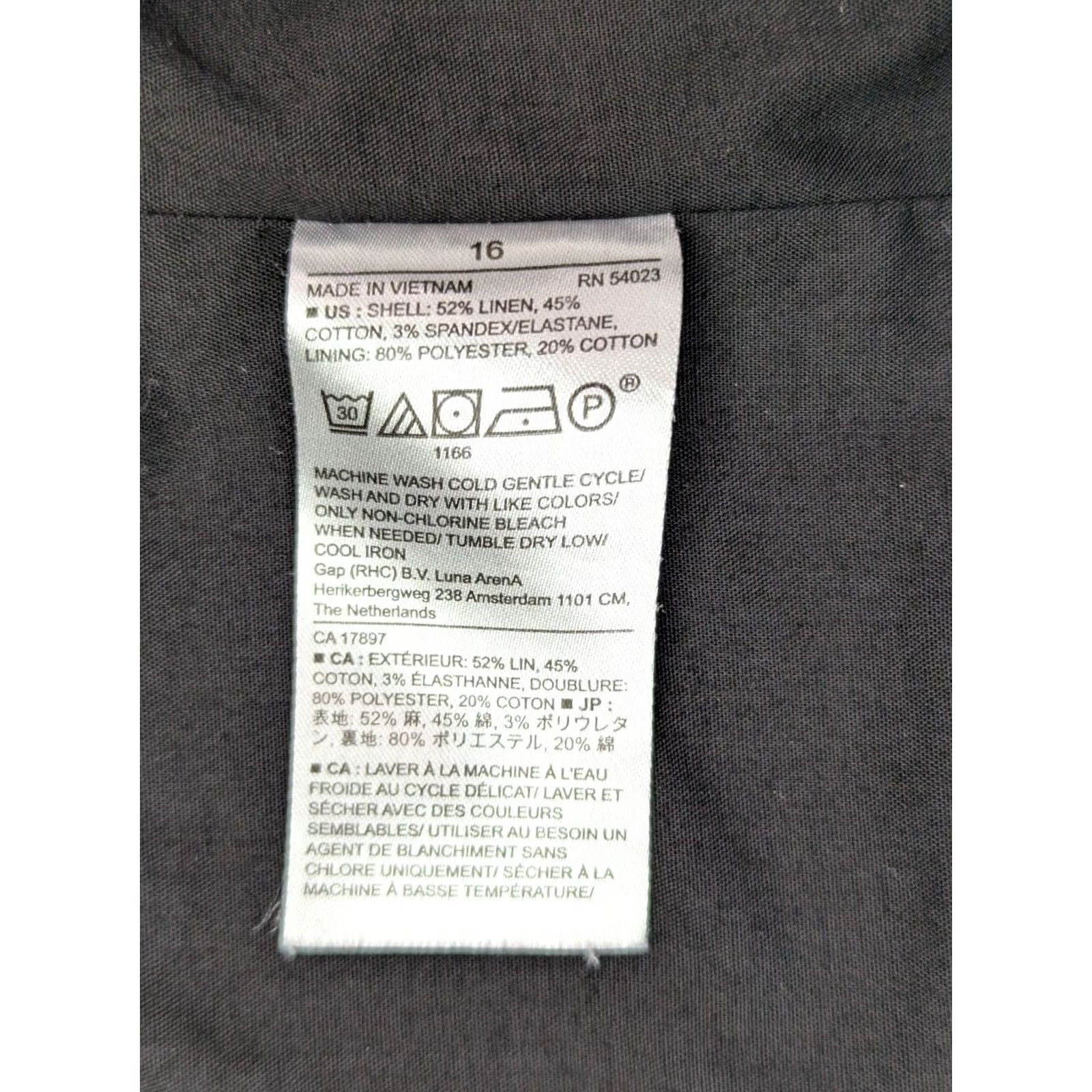 Banana Republic Banana Republic Sweater Cardigan Women Sz 16 Linen Blend Open Front Knit Lined Size XXL / US 16-18 / IT 52-54 - 5 Thumbnail