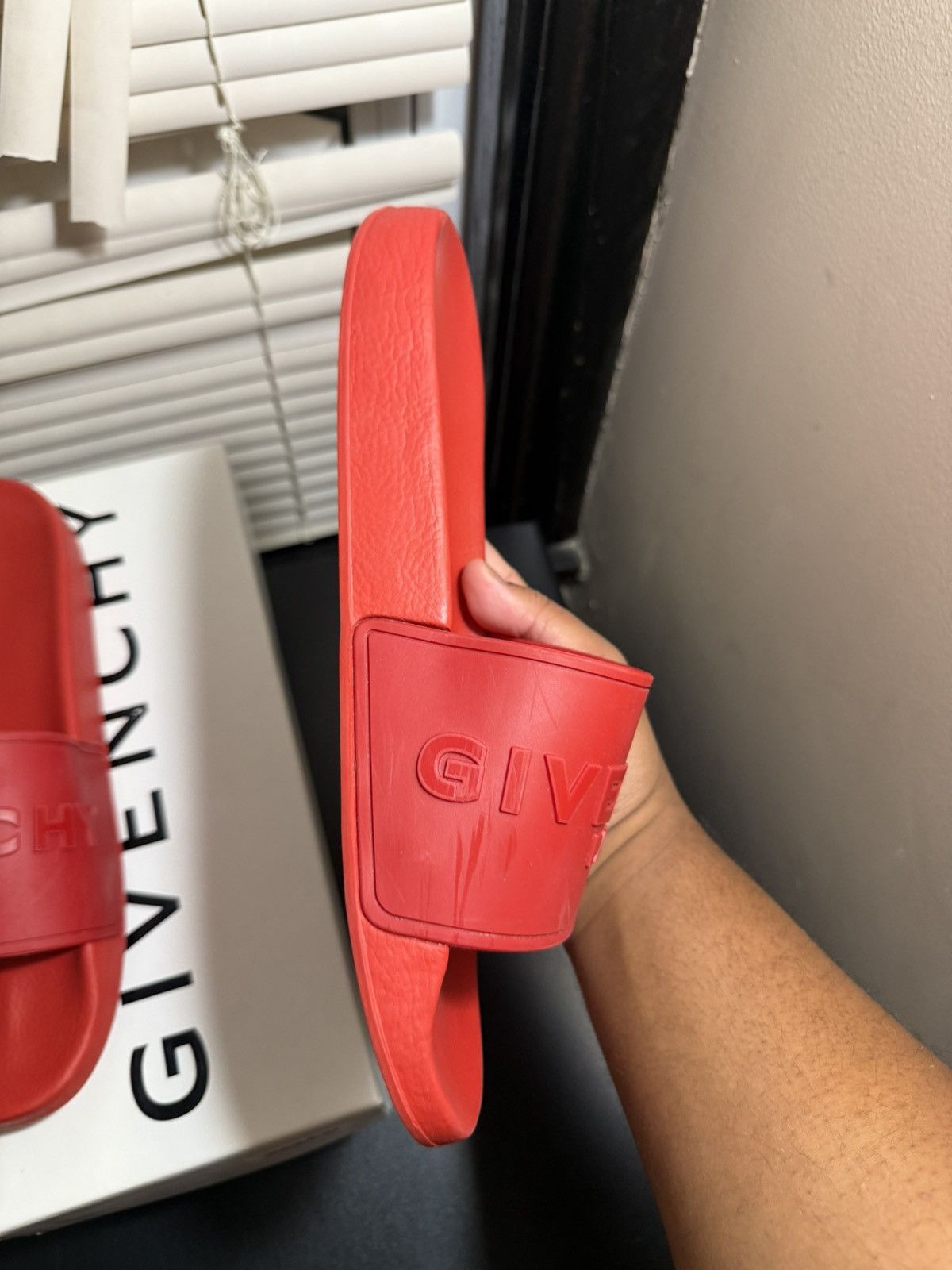 Givenchy Givenchy Red Slides Size 11 Size US 11 / EU 44 - 6 Thumbnail