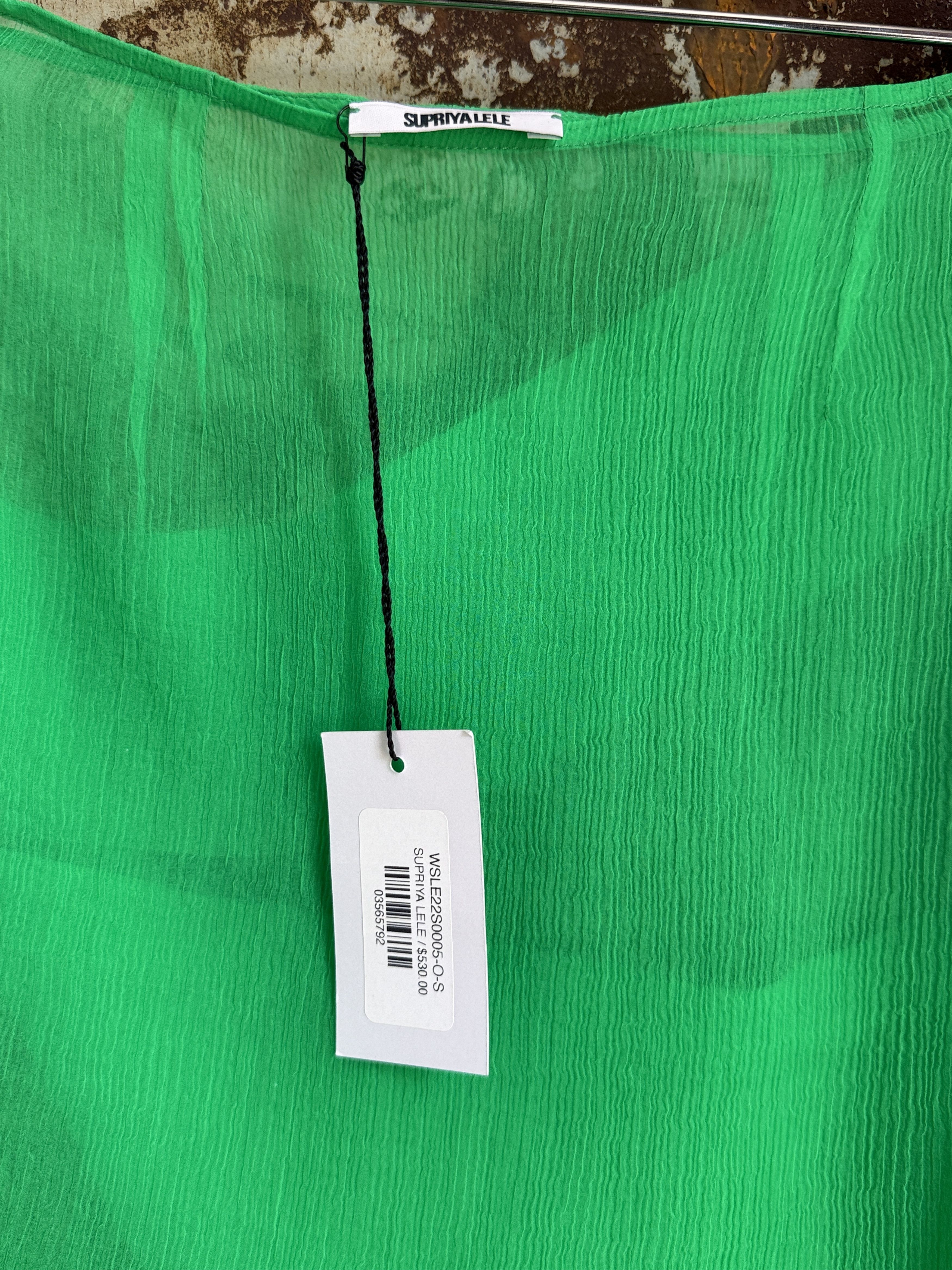Other $530 SUPRIYA LELE SILK WRAP MINI SKIRT Size 27" / US 4 / IT 40 - 9 Thumbnail