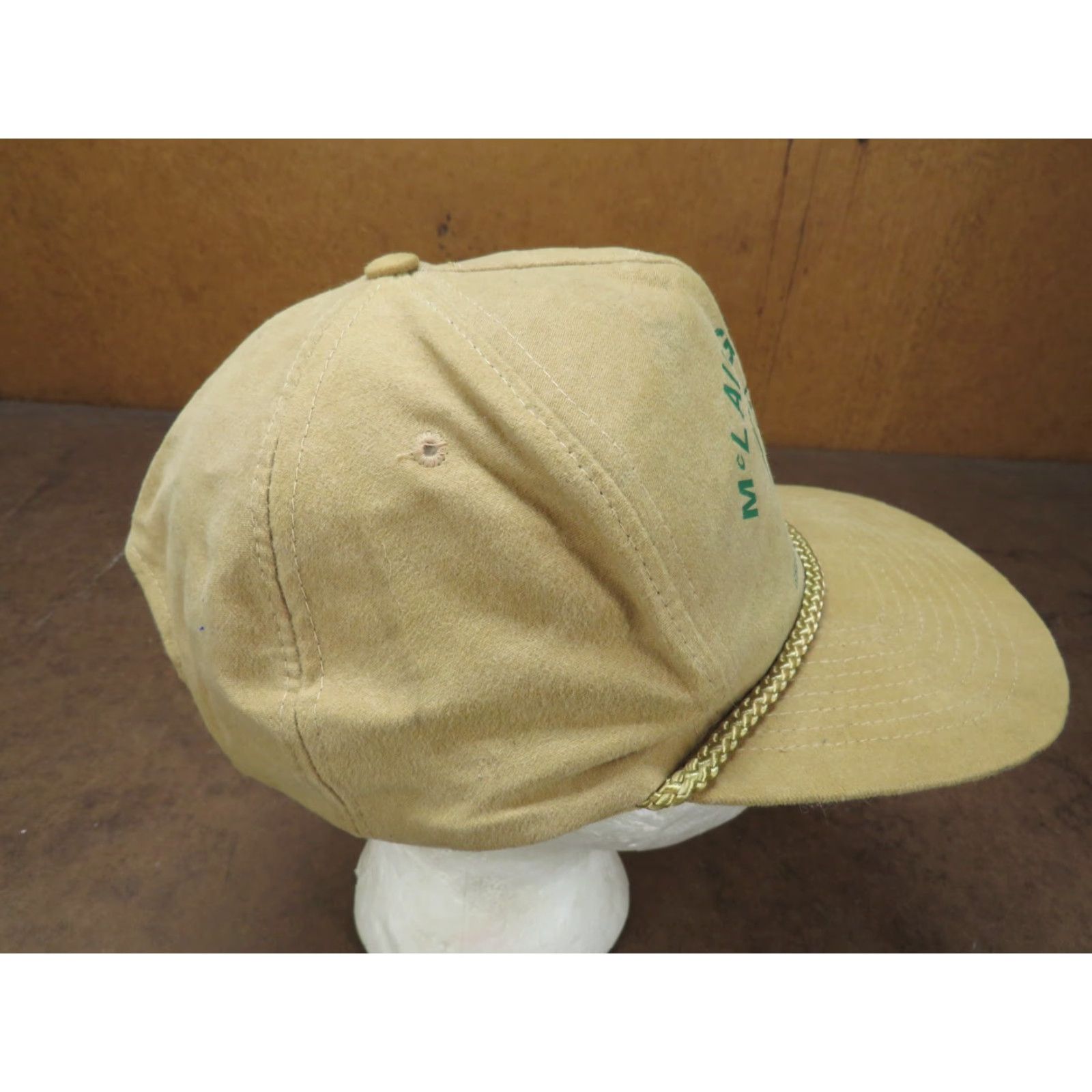 J.McLaughlin VTG John Deere Tractor McLaughlin INC. Greensburg KS Dealership hat cap trucker Size ONE SIZE - 5 Thumbnail