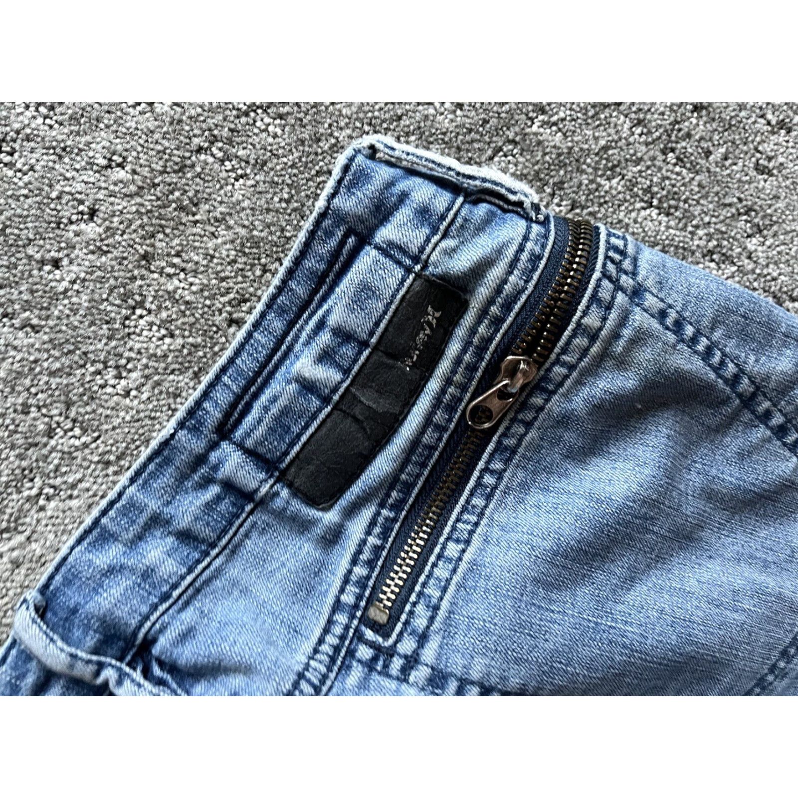 Hurley Hurley Jeans Women 90 Degree Size 7 Medium Wash Legging Size 28" / US 6 / IT 42 - 6 Thumbnail