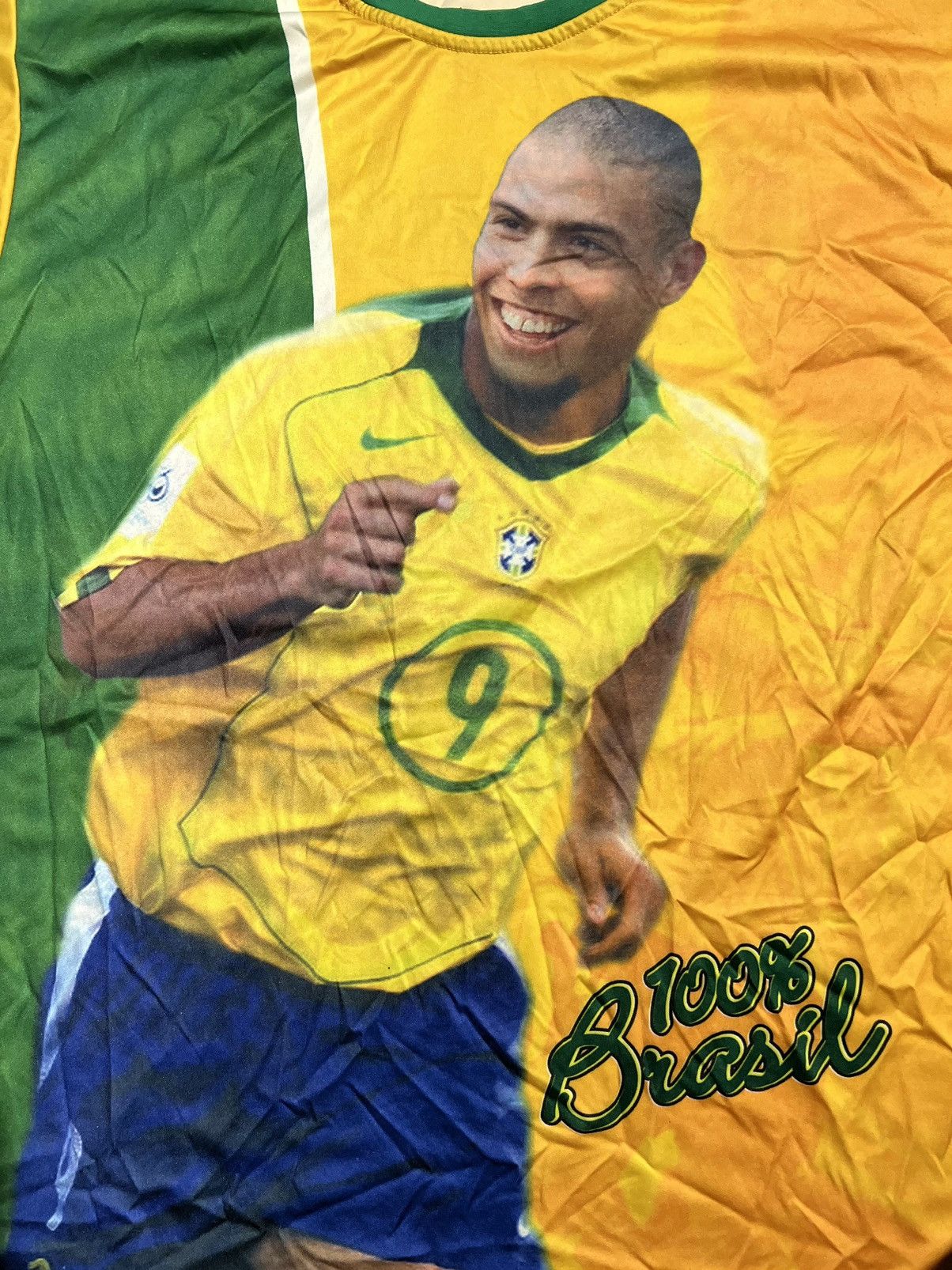 Vintage Vintage Ronaldo Brazil al occer Shirt football jersey rare Size US M / EU 48-50 / 2 - 3 Thumbnail