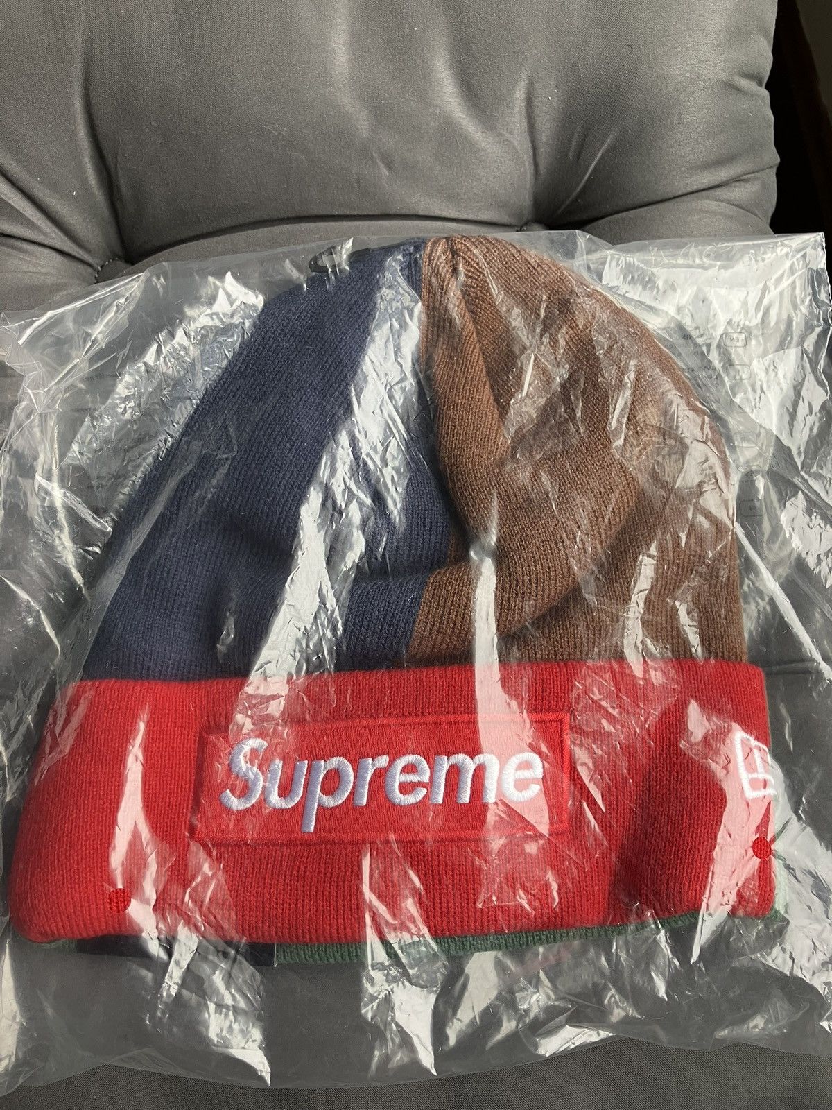 Supreme Supreme New Era Logo Beanie Multicolor Size ONE SIZE - 1 Thumbnail