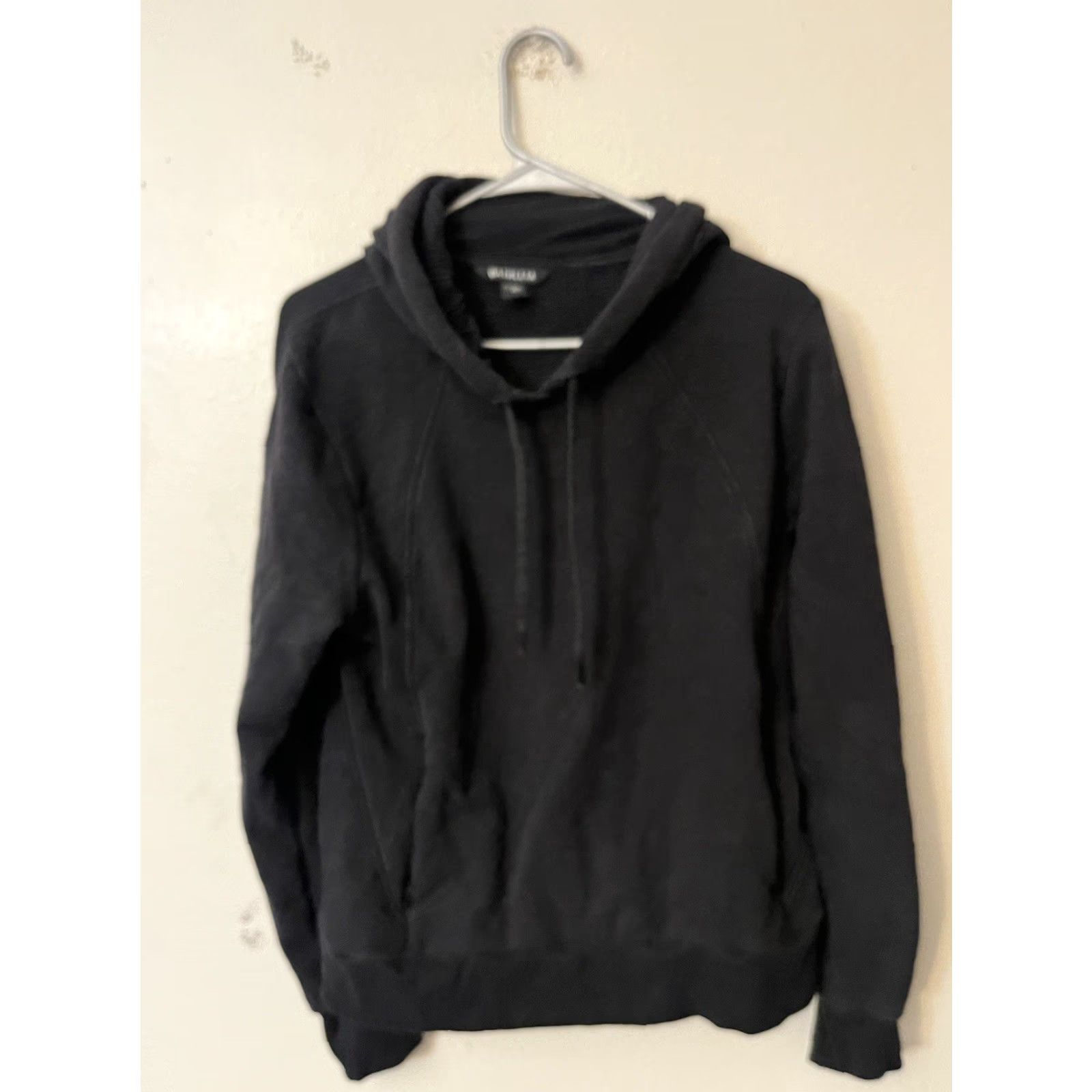 Athleta Athleta Hoodie Women's Size M Black Retroplush Revive Pullover Sweatshirt #659268 Size M / US 6-8 / IT 42-44 - 2 Thumbnail