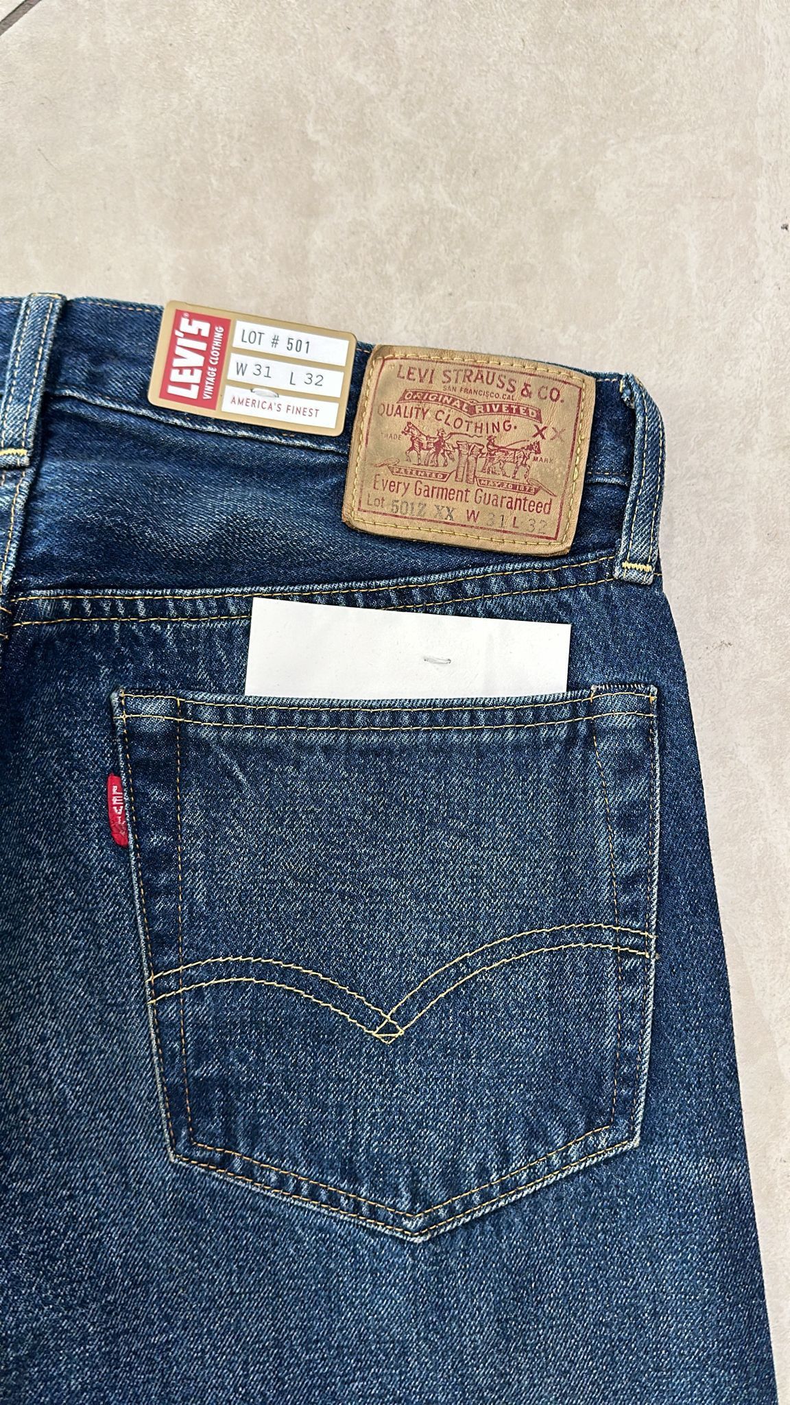 Levi's Vintage Clothing LVC Levi's Vintage Clothing 1954 501XX BigE Selvedge Jeans Size US 31 - 3 Thumbnail