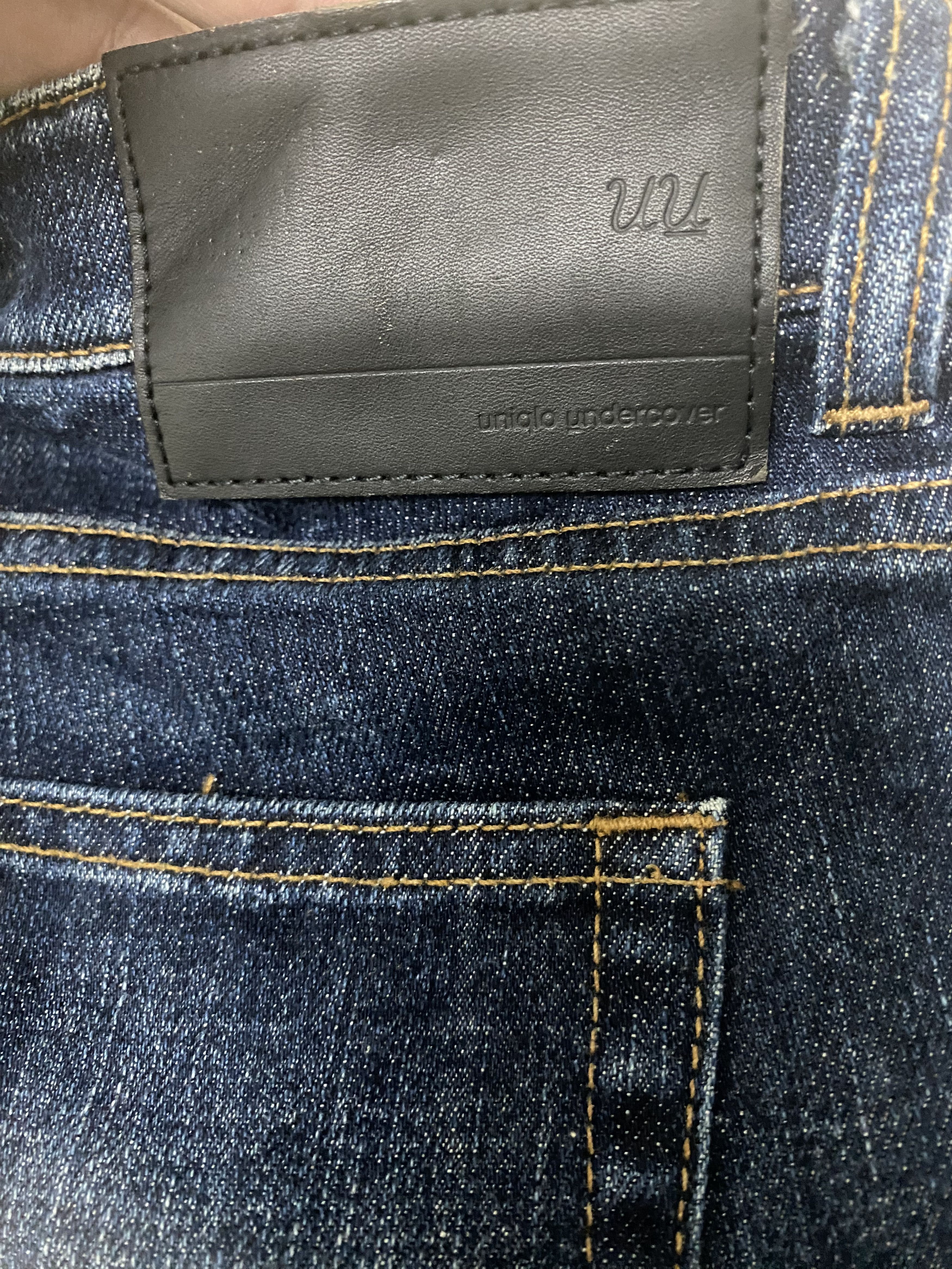 Undercover × Uniqlo UU Undercover Uniqlo Denim Zipper Size 31" - 6 Thumbnail