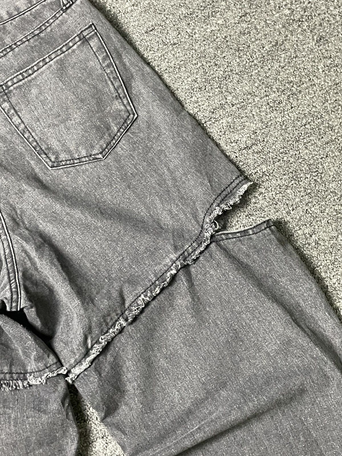 The Unbranded Brand ADD Colour Brand Cut-Out Wide Leg Jeans (62) Size 26" / US 2 / IT 38 - 13 Thumbnail
