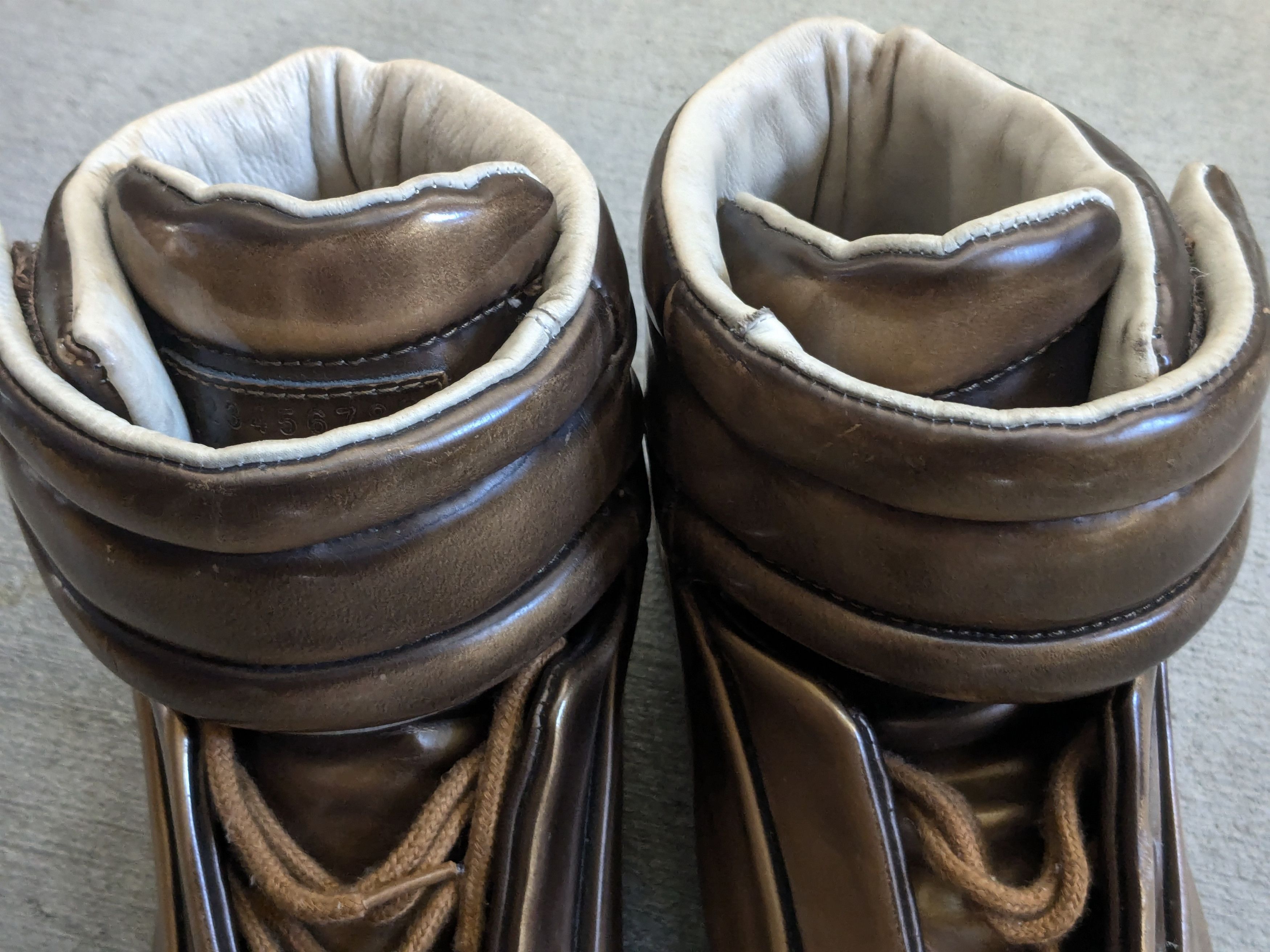 Maison Margiela Maison Margiela Future Gold 10 43 High Tops Leather Gum Size US 10 / EU 43 - 8 Thumbnail
