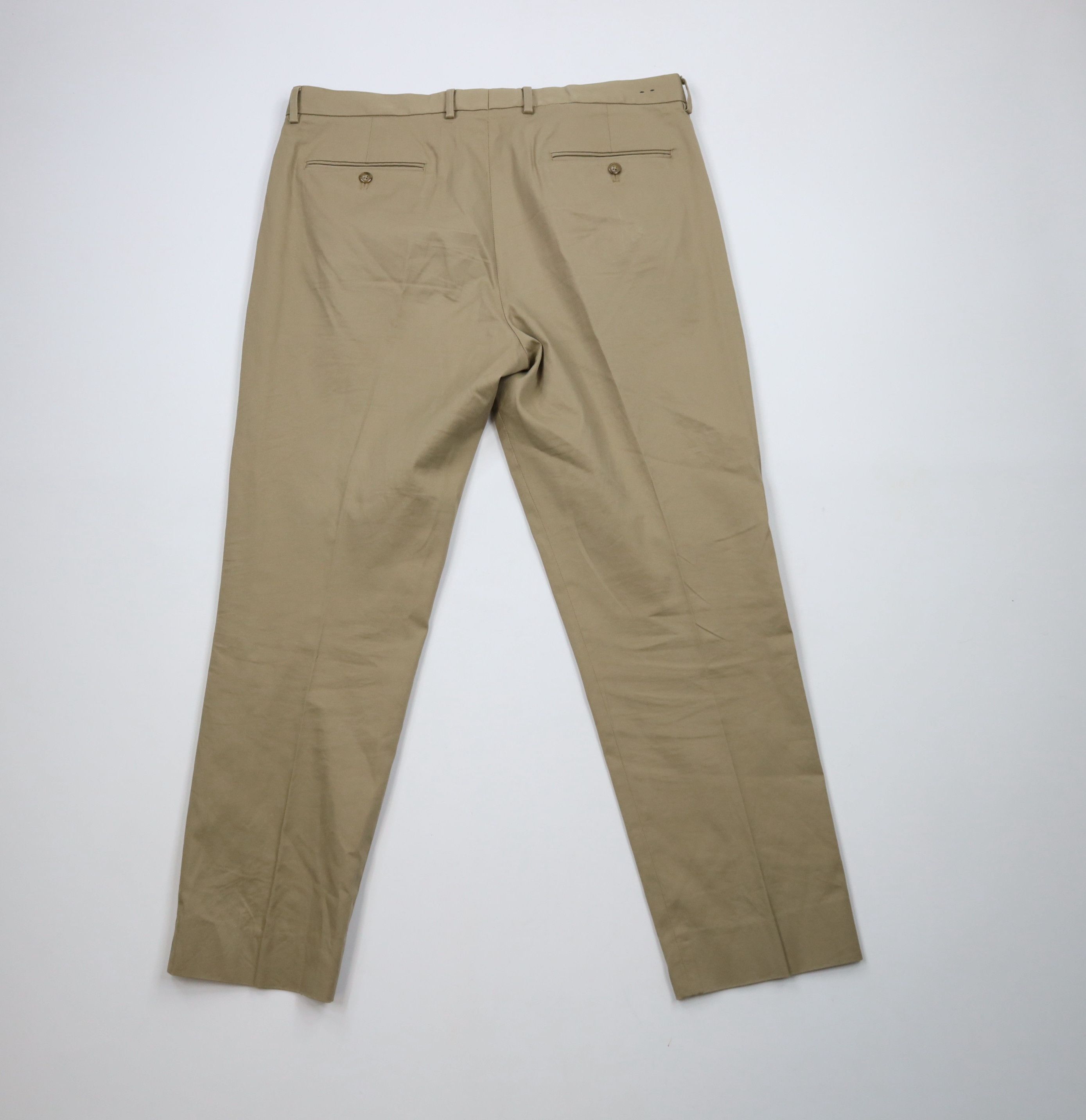 J.Crew × Vintage J Crew Bowery Classic Fit Stretch Chino Pants Beige Brown Size US 36 / EU 52 - 11 Thumbnail