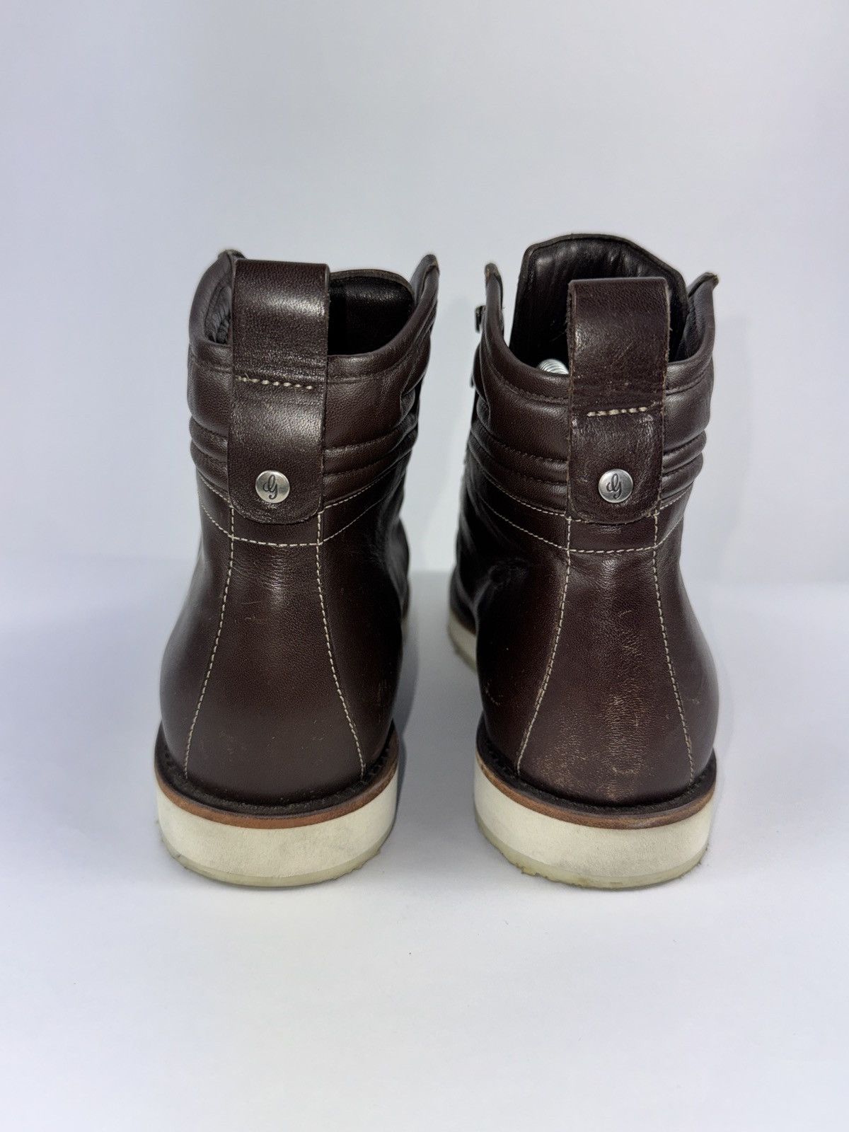 Gucci GUCCI LEATHER HIKING BOOTS Size US 9.5 / EU 42-43 - 4 Thumbnail