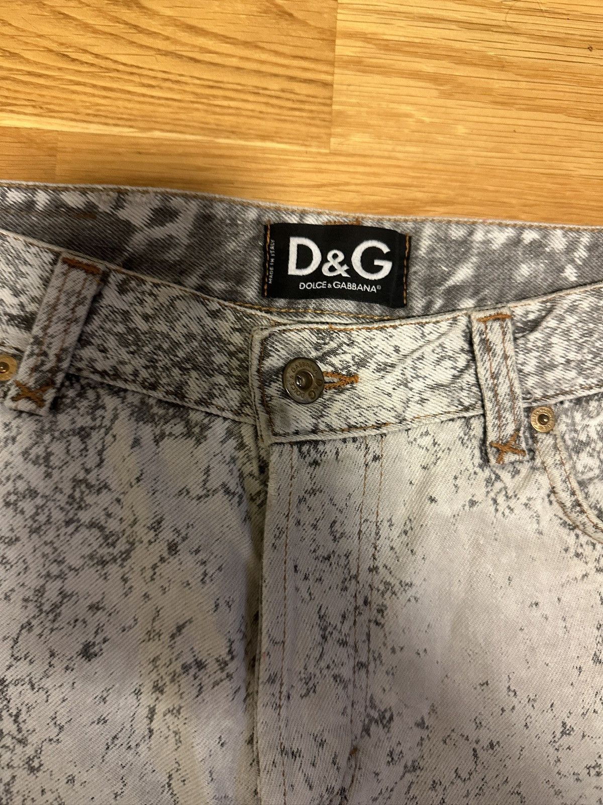 Dolce & Gabbana Painted Archive D&G denim Size US 32 / EU 48 - 2 Thumbnail