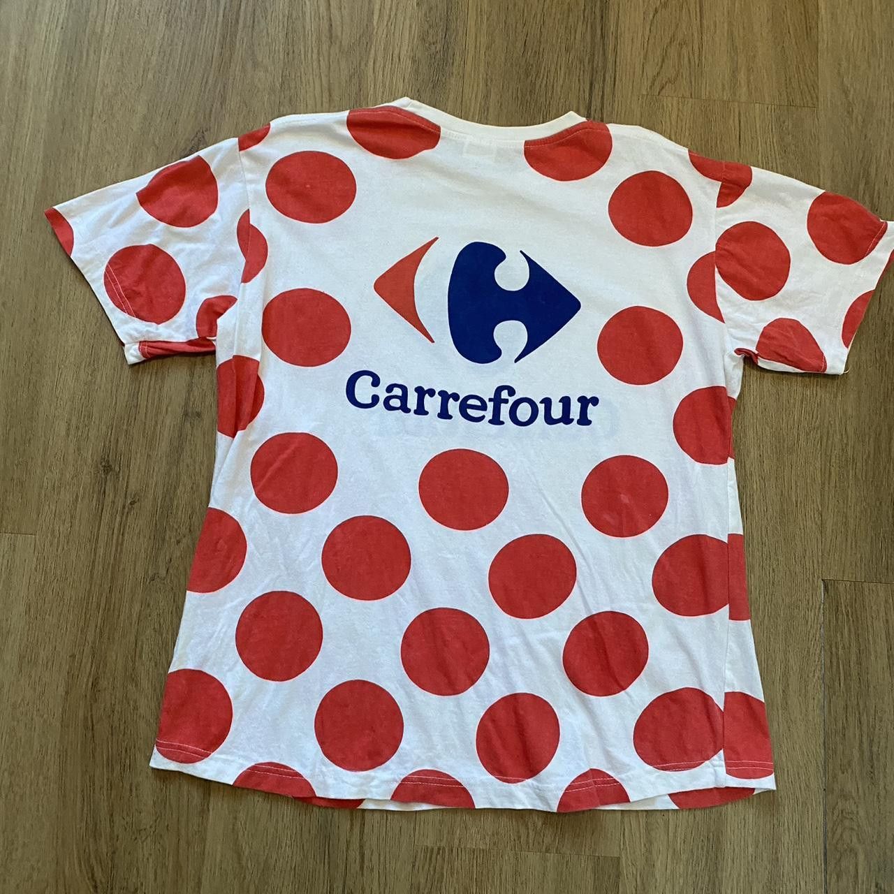 Other Carrefour polka dot T-shirt #polkadot Vintage y2k funny Size US M / EU 48-50 / 2 - 2 Thumbnail