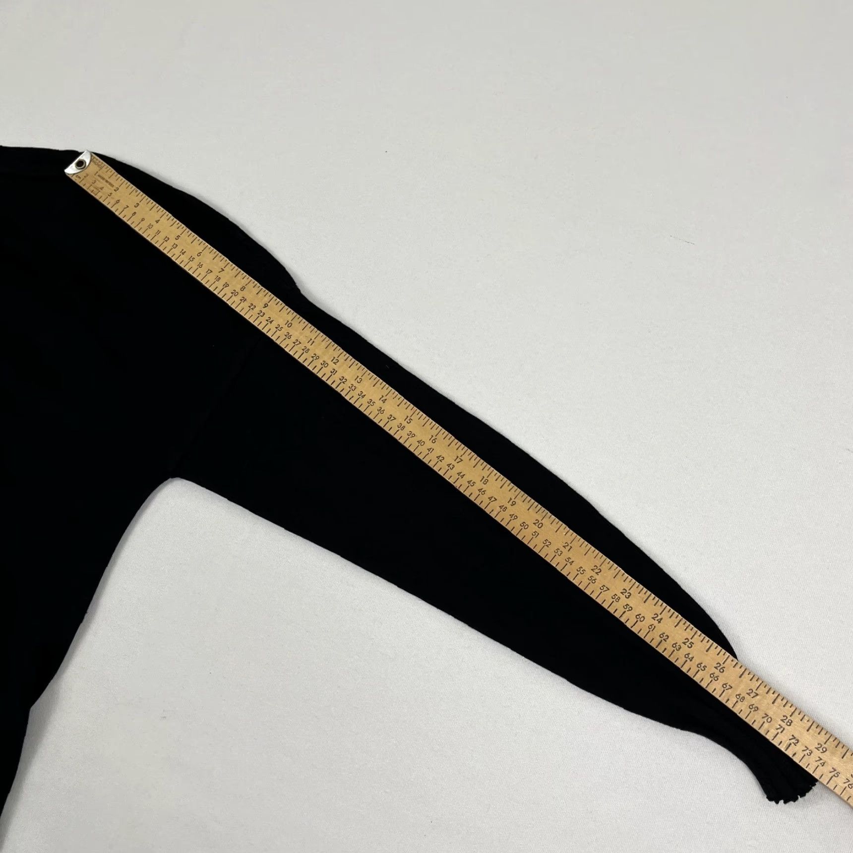 Vintage VINTAGE Planet by Lauren G Sweater Womens OS Oversized Black Knit Ribbed Minimalist Size ONE SIZE - 6 Thumbnail
