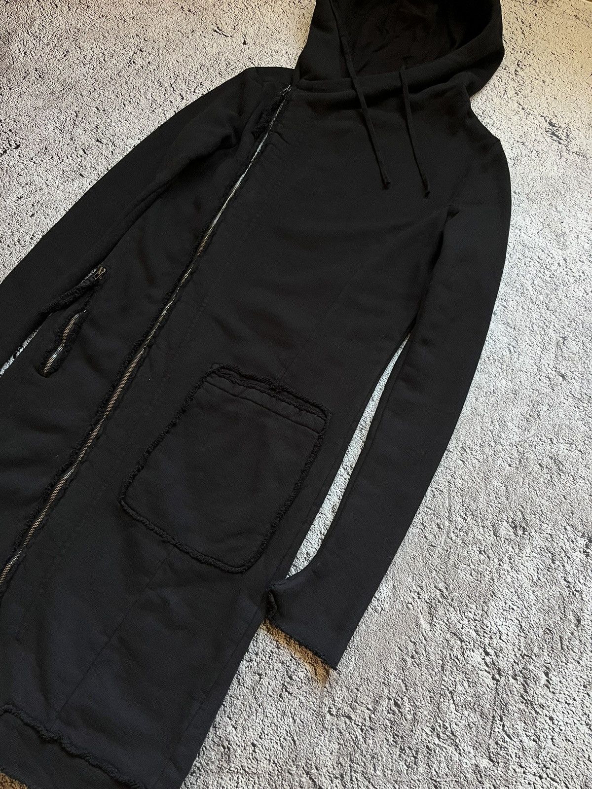 PAL OFFNER Pal Offner Asymmetric Hooded Long Jacket Size 3 (fits M-L) Size M / US 6-8 / IT 42-44 - 4 Thumbnail