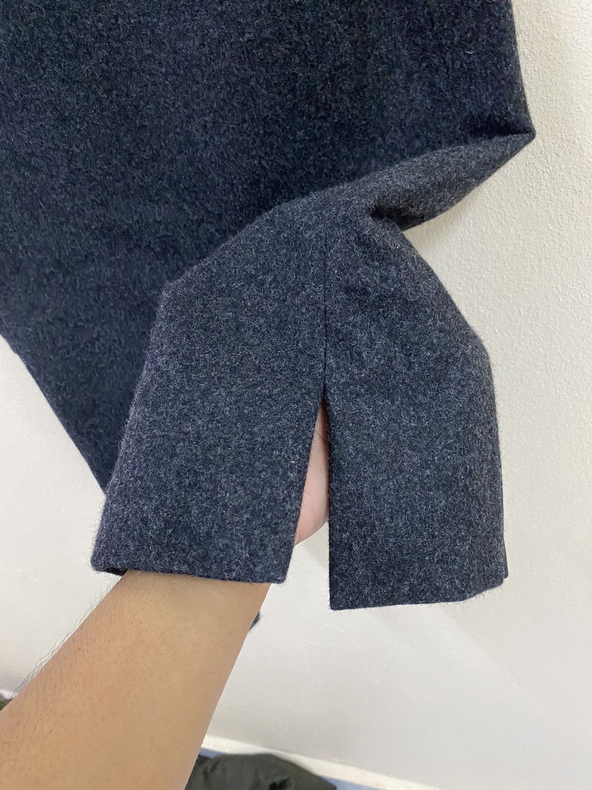 Jil Sander RARE Jil Sander Archive 🇮🇹 Minimalist Boiled Wool Vest Size US L / EU 52-54 / 3 - 8 Thumbnail